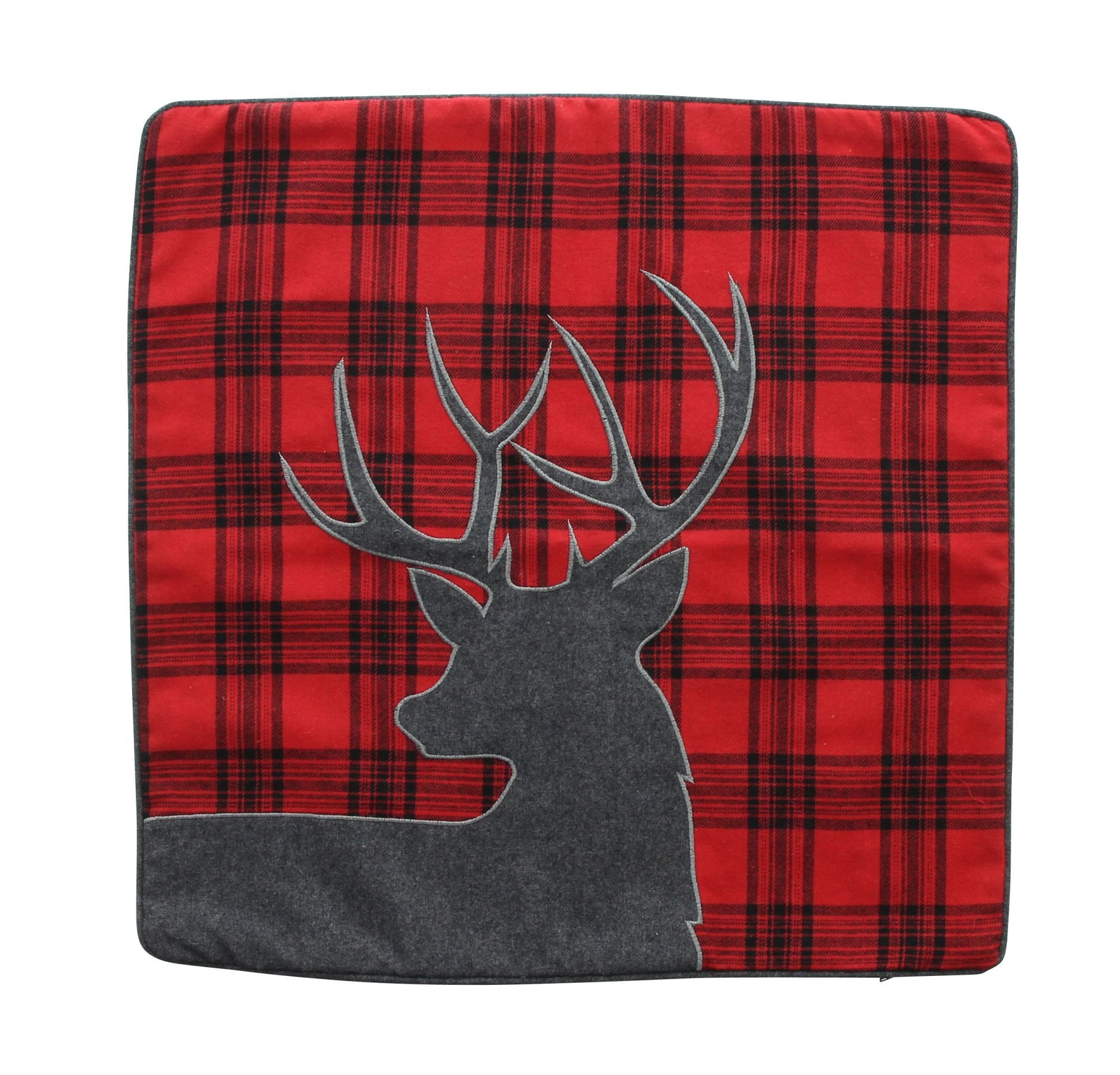 Frank Flechtwaren Kissenbezug, Kissenhülle Hirsch-Karo günstig online kaufen