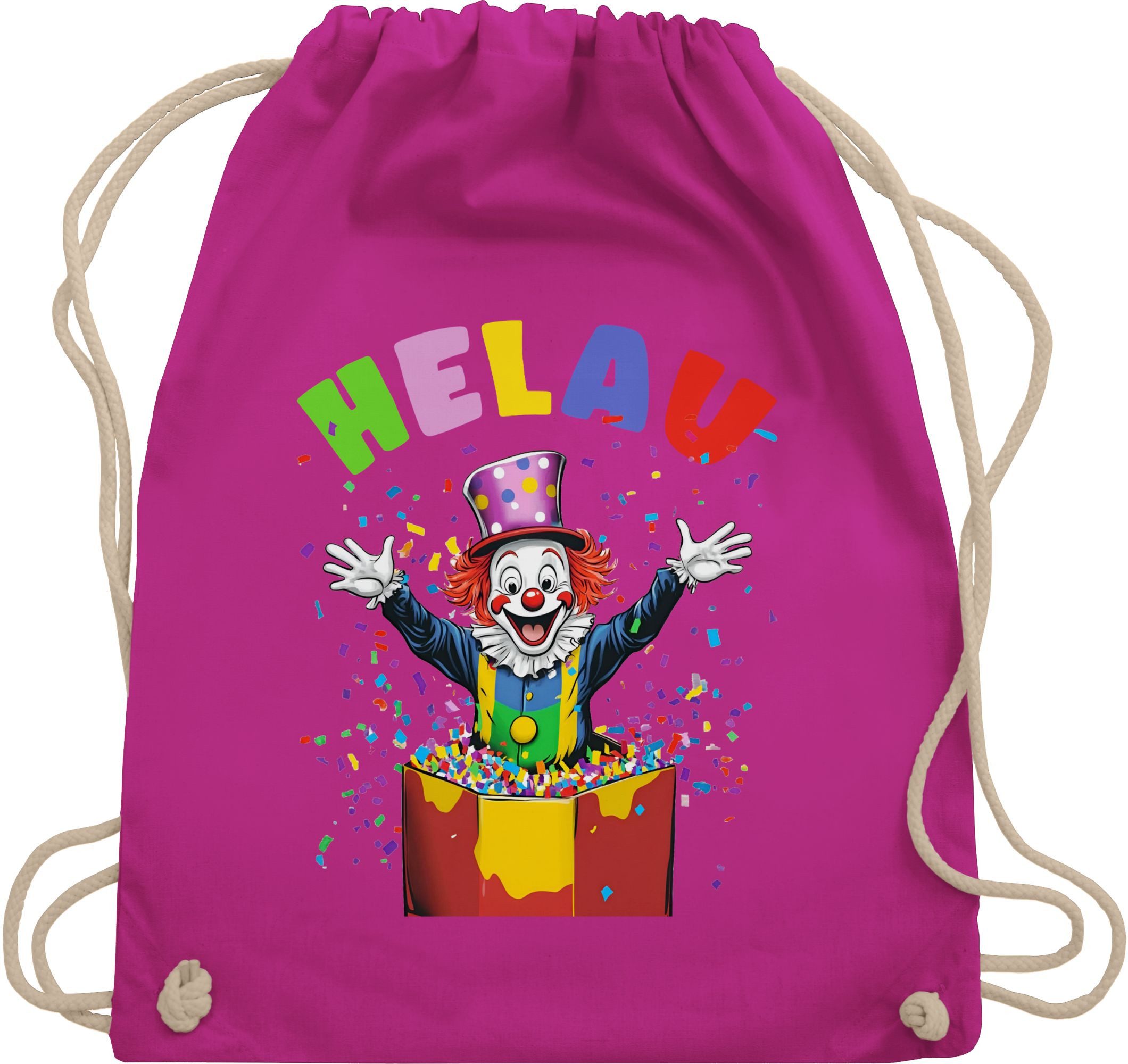 Turnbeutel Helau Clown Kostüm Karneval I Fasching Clown lustig I Clownkostüme Fas