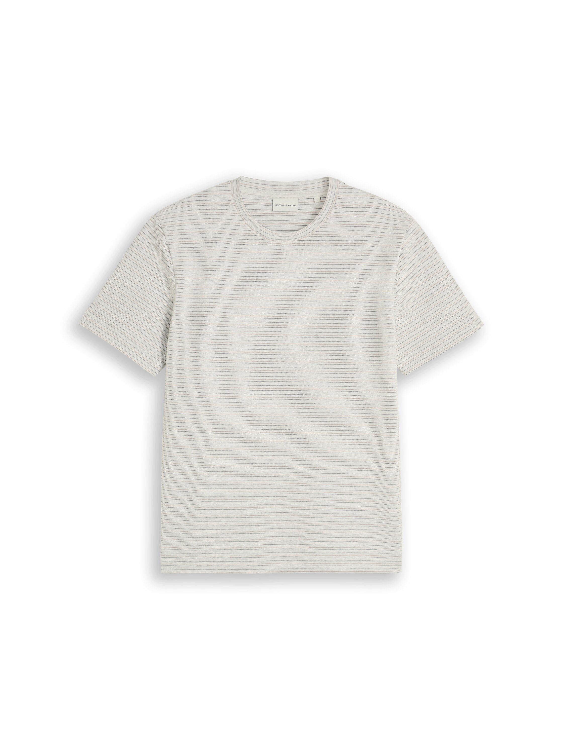 TOM TAILOR Kurzarmshirt Sommershirt mit feinen Streifen – Bild 5 von 5