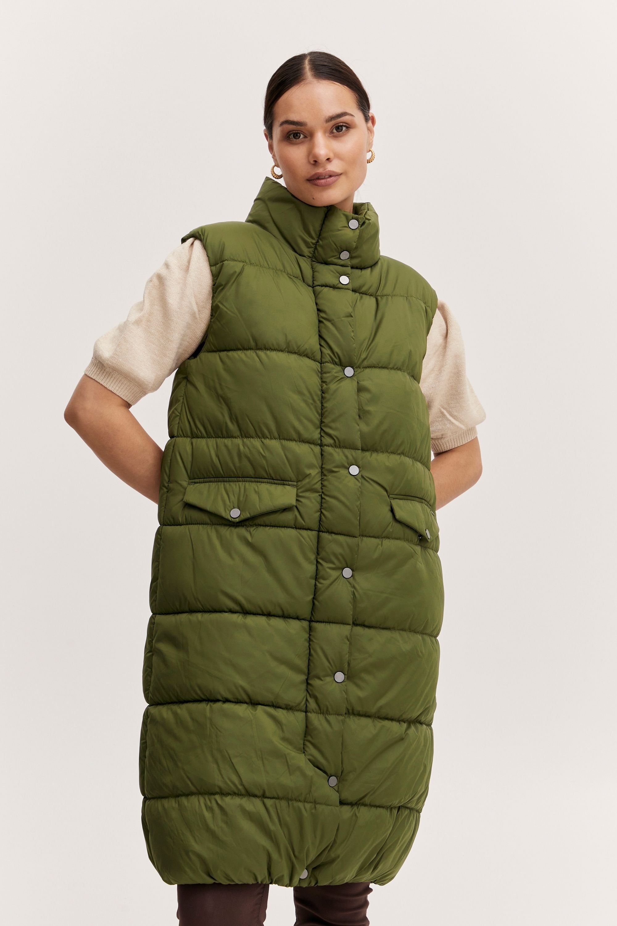 b.young Longweste BYBOMINA Olive WAISTCOAT 20810086 2 (190515) - Night