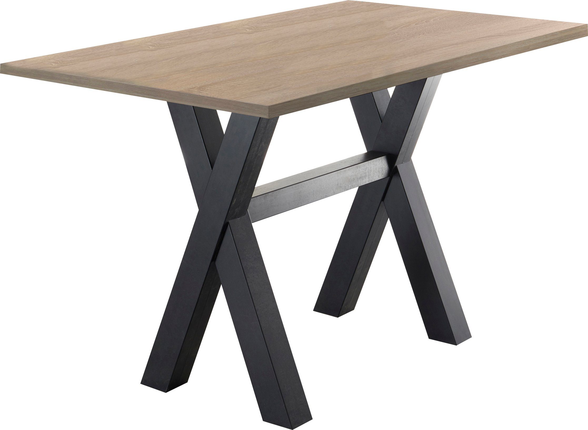Mäusbacher Bartisch, Gestell in X-Form (Breite günstig online kaufen