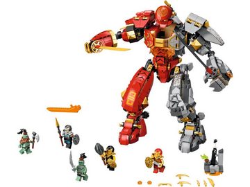 LEGO® Konstruktionsspielsteine LEGO NINJAGO® - Feuer-Stein-Mech, (Set, 968 St)