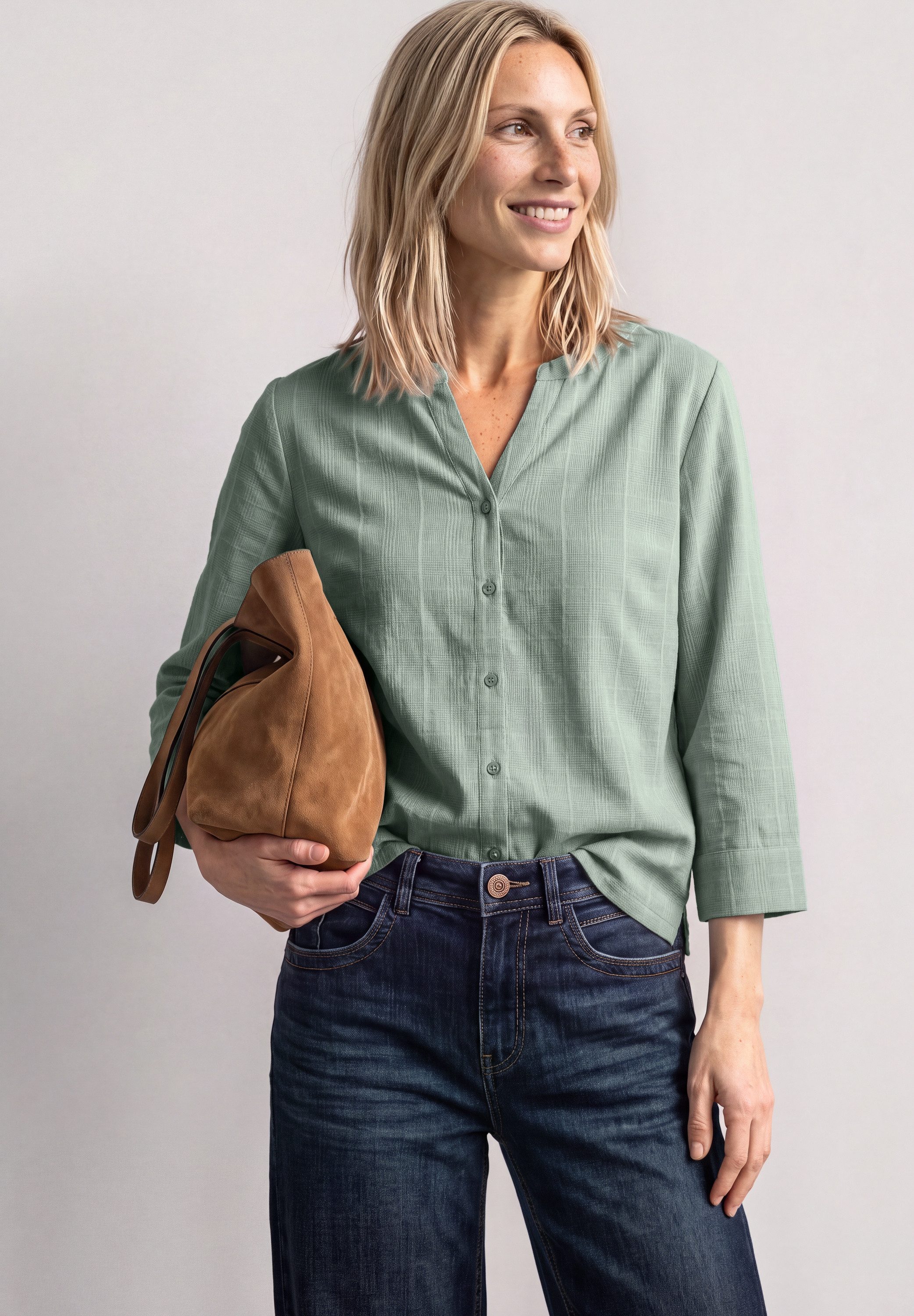 STREET ONE Shirtbluse aus reiner Baumwolle