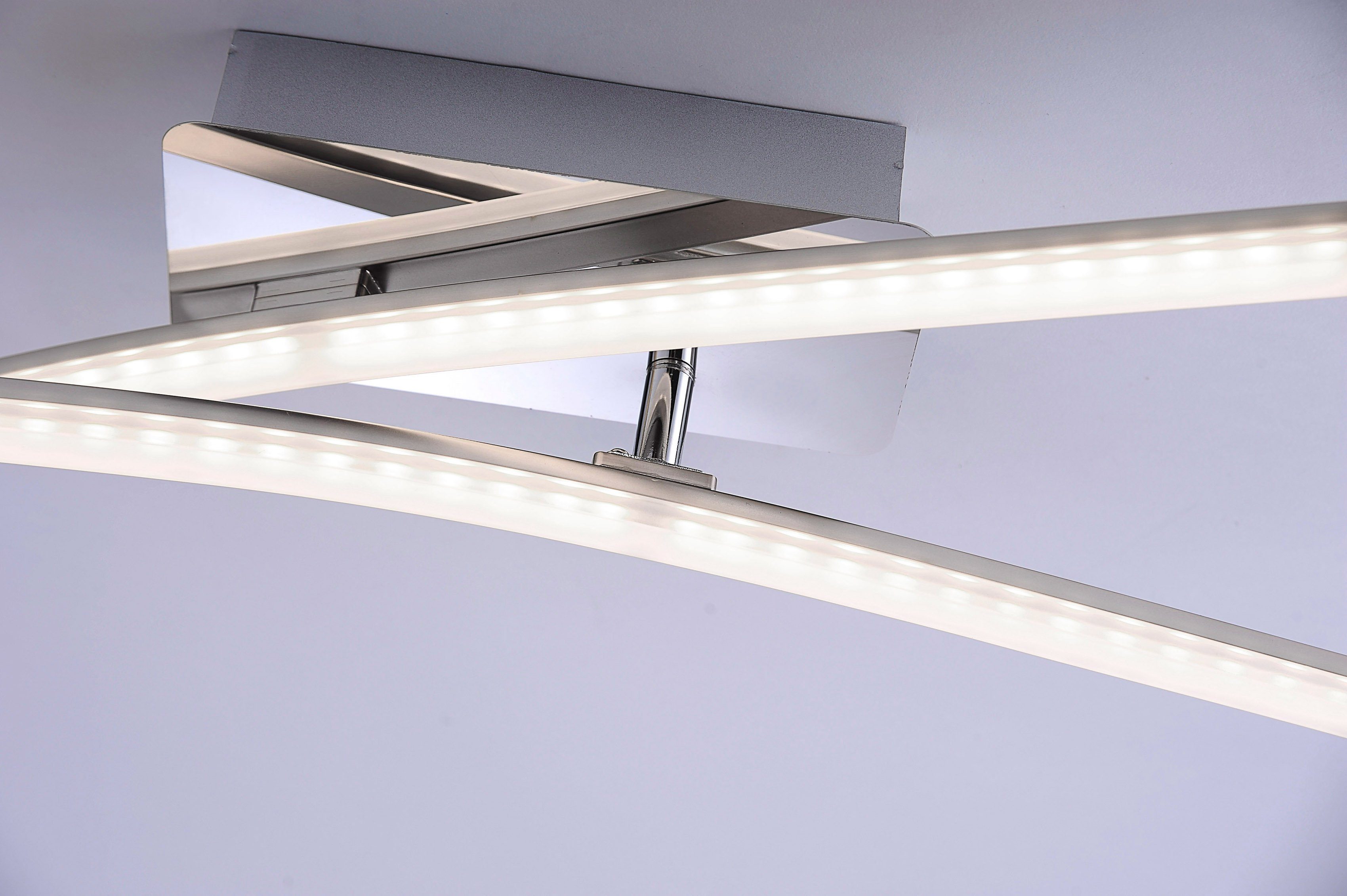 Leuchten Direkt LED Deckenleuchte LED Deckenlampe SIMON, fest Warmweiß, LED integriert