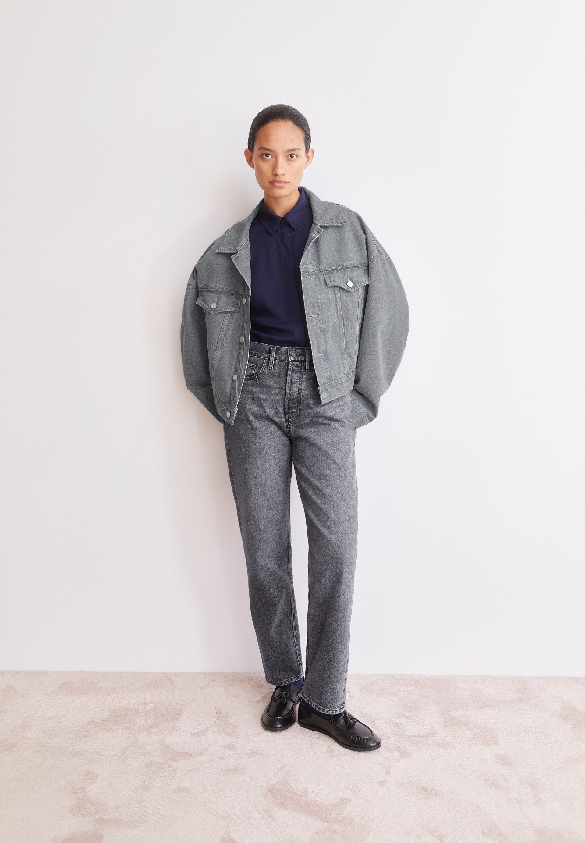 Armedangels Straight-Jeans AAIKALA (Non-Stretch, Regular Fit) High waist