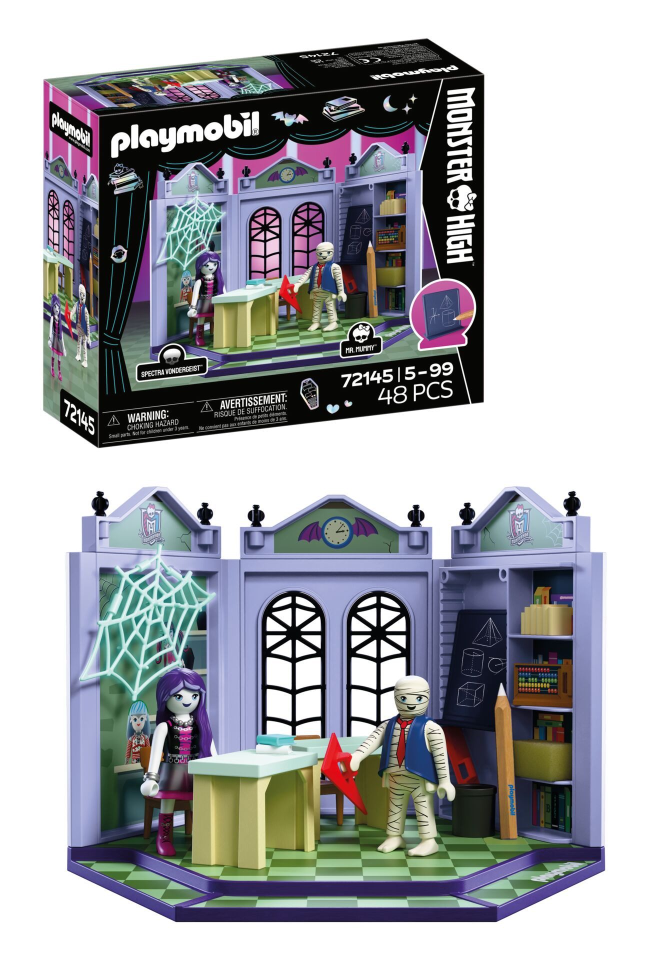 Playmobil® KlassenzimmerTM (72145), Monster High™ Konstruktions-Spielset, Made in Europe