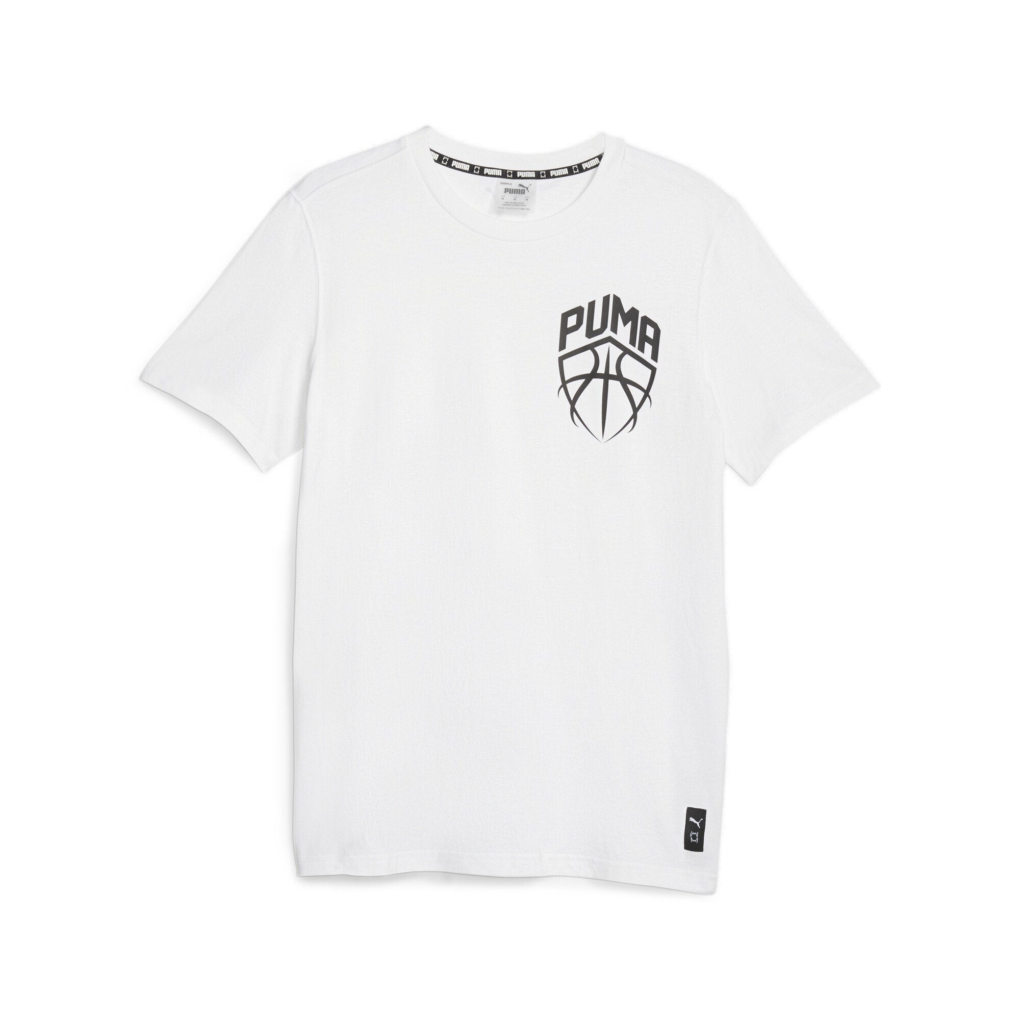 Trainingsshirt White Herren Basketball Blueprint T-Shirt PUMA