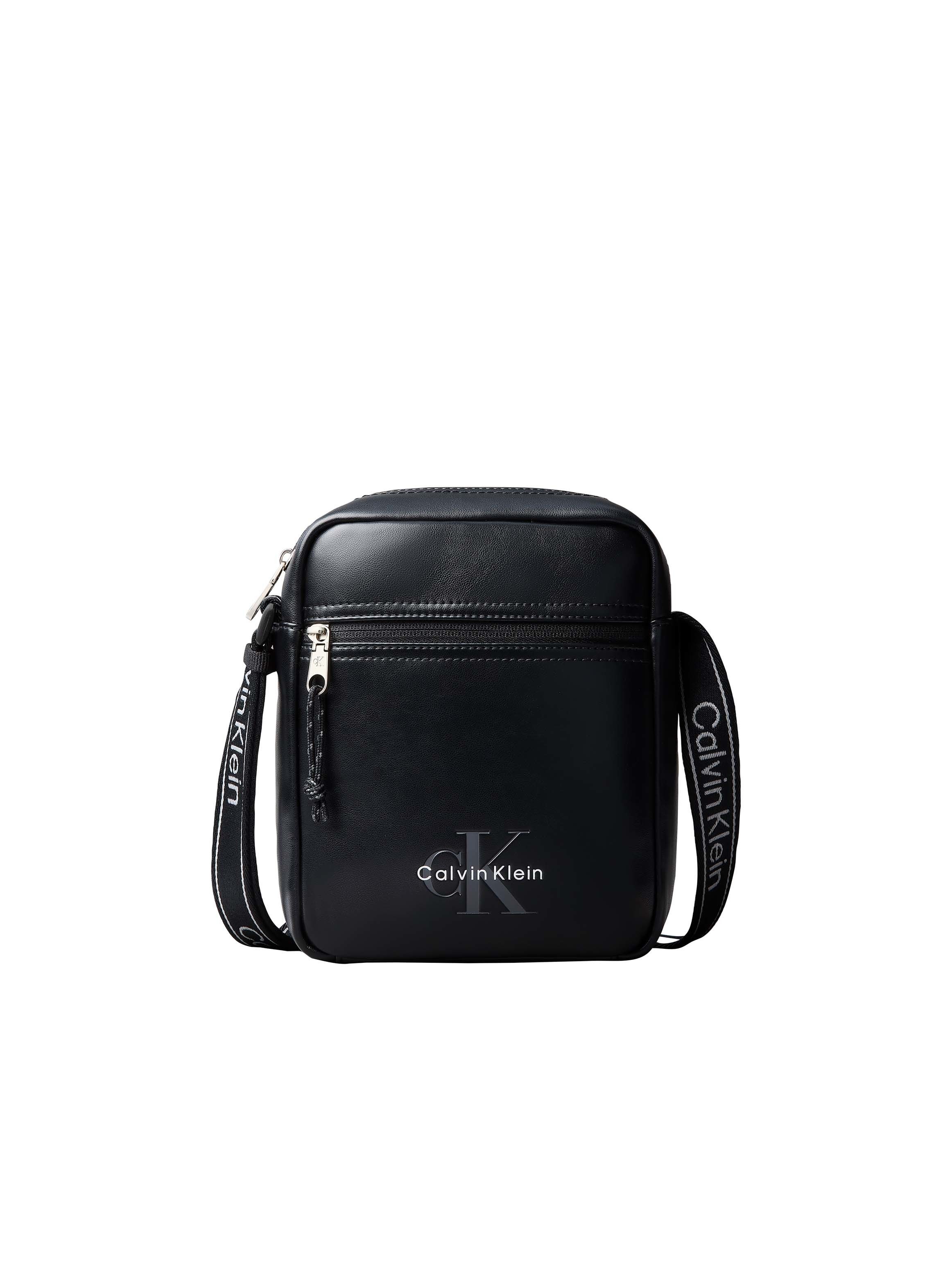 Calvin Klein Umhängetasche BOLD LOGO WEBBING REPORTER, Schultertasche, Herren Body Bag mit Reißverschluss