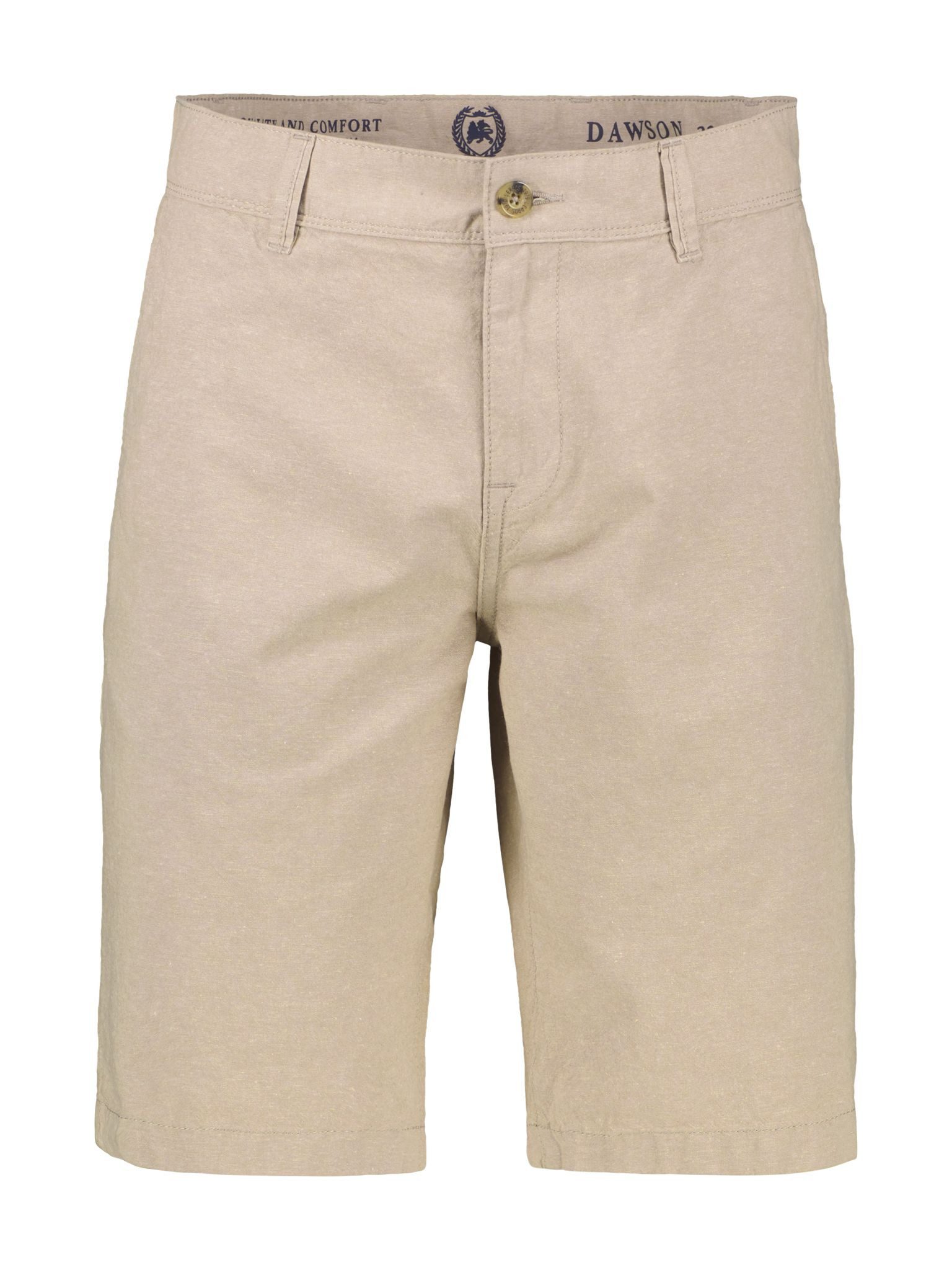 Chinoshorts Chino-Bermuda mit Leinenanteil