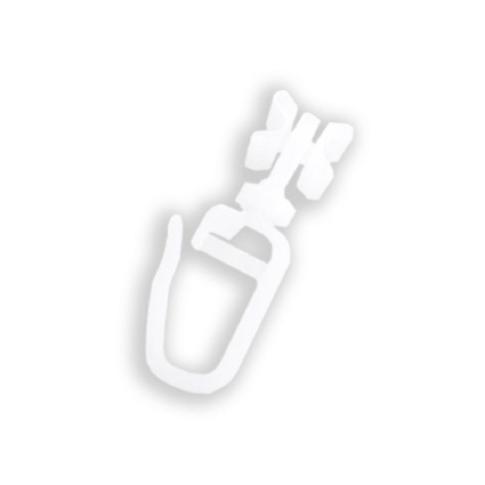 Clever-Kauf-24 Gardinengleiter X-Gleiter Haken 6mm schwenkbar günstig online kaufen