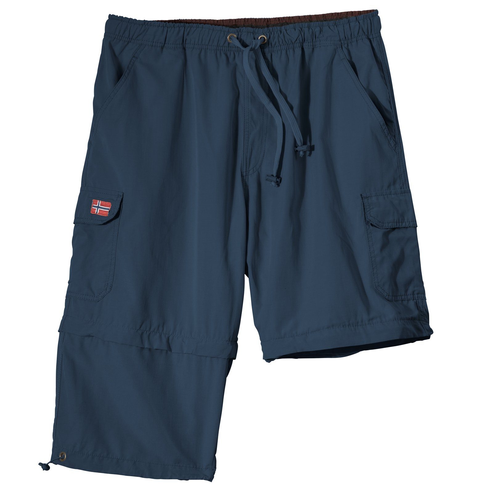 ABRAXAS Bermudas Abraxas Gummibund Zipp-off-Bermuda blau günstig online kaufen