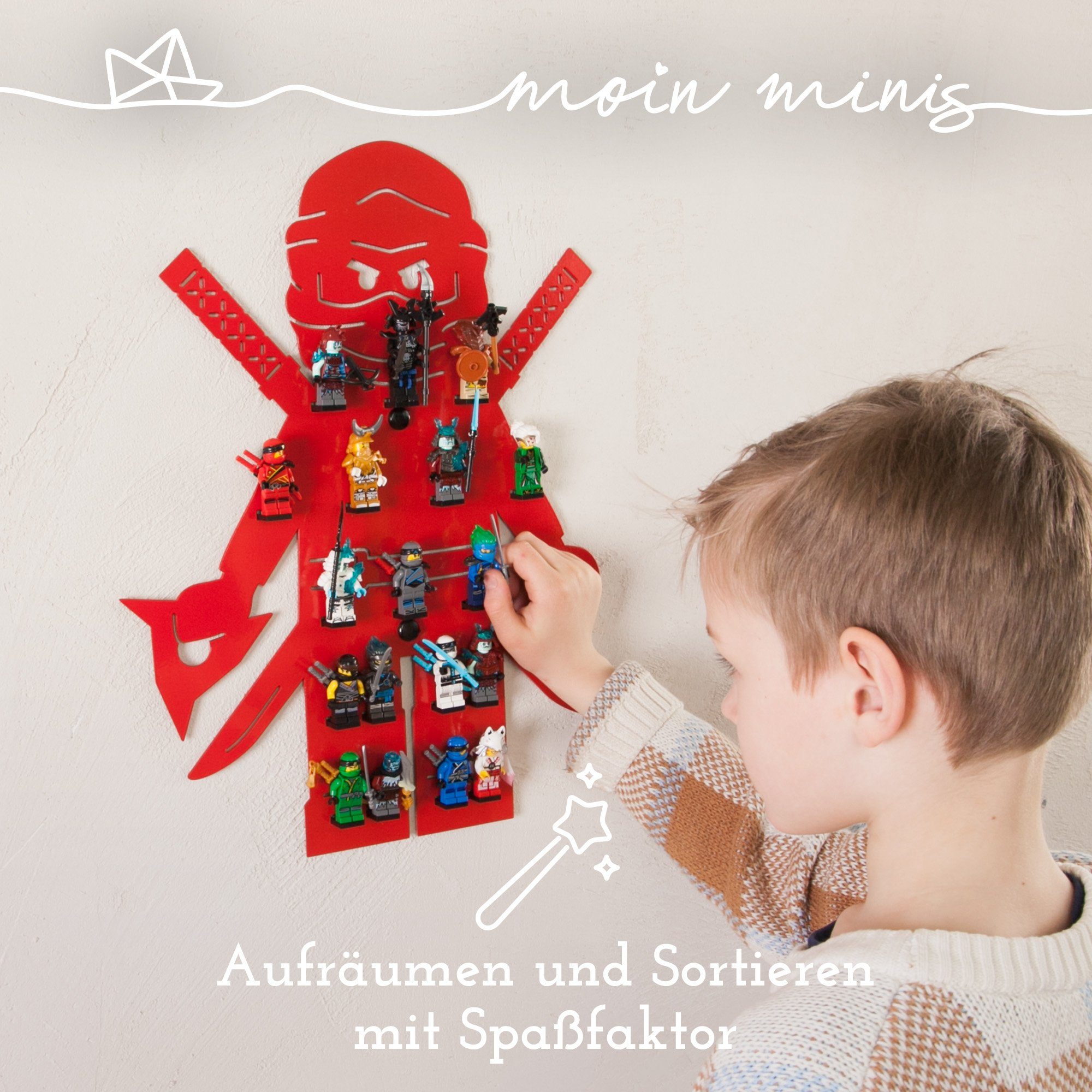 moin minis Wandregal moin minis Ninja günstig online kaufen