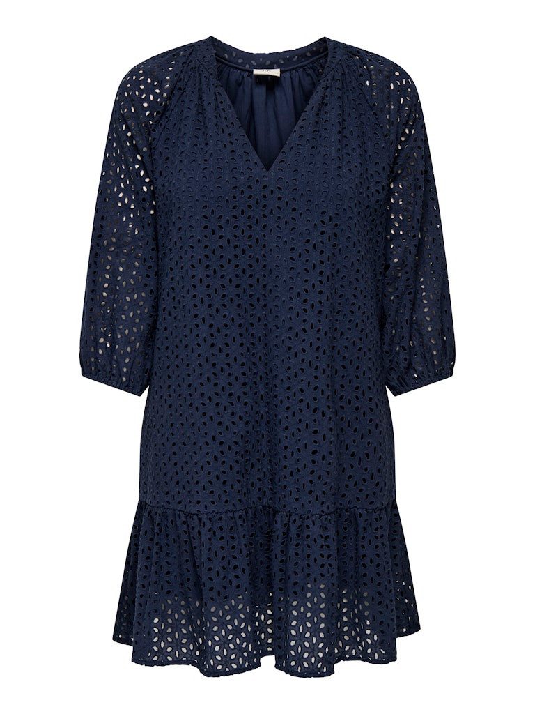 Minikleid JDYSUNNY 3/4 EMBROIDERY DRESS WVN