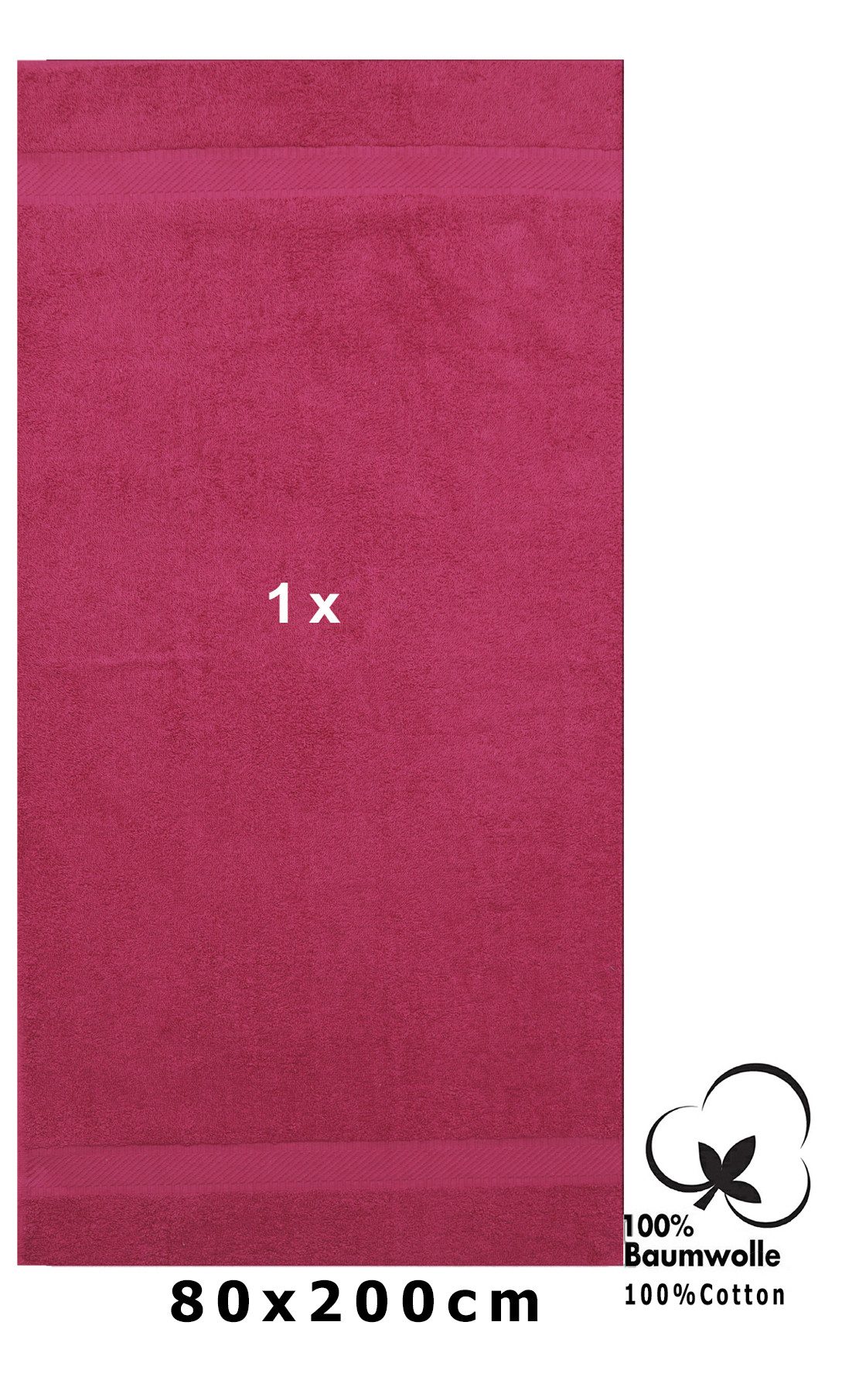 Betz Saunatuch Saunatücher groß XXL Größe 80 x 200 cm Badetuch Badetücher P günstig online kaufen