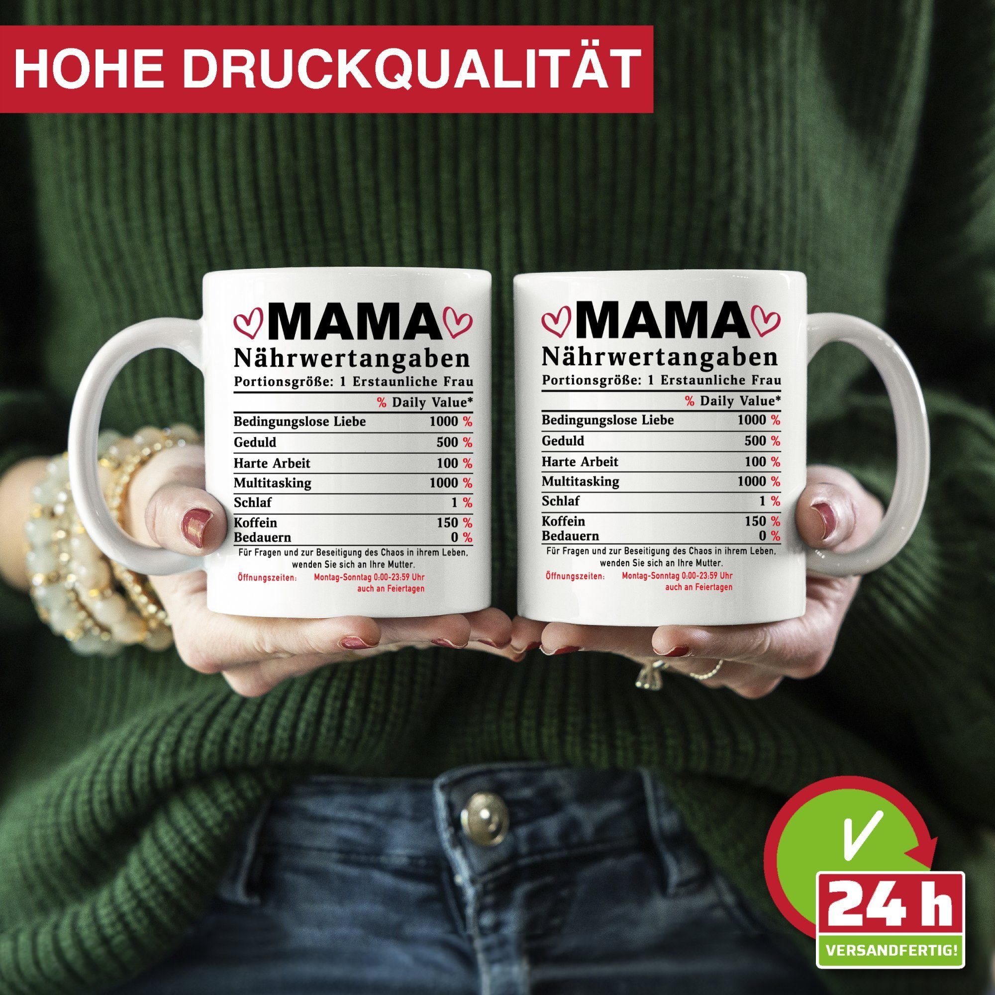Giftandprint Tasse für Mutter - Mama Tasse als Geschenk zum Muttertag Muttertagsgeschenk, 1-tlg., Keramik, Muttertagsgeschenk, Geschenke für Frauen, Mit Geschen – Bild 2 von 5
