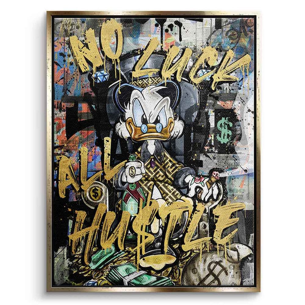 DOTCOMCANVAS® Leinwandbild ALL HUSTLE DUCK - günstig online kaufen