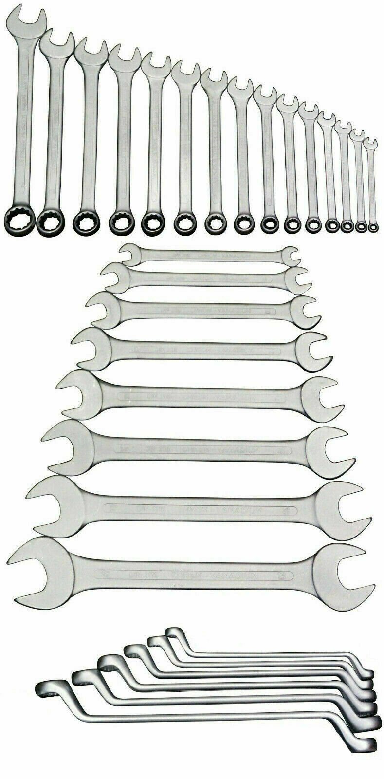 FAMEX Gabel- und Ringschlüssel 10180-31 Ringmaulschlüssel Satz 31-tlg. (31 St)
