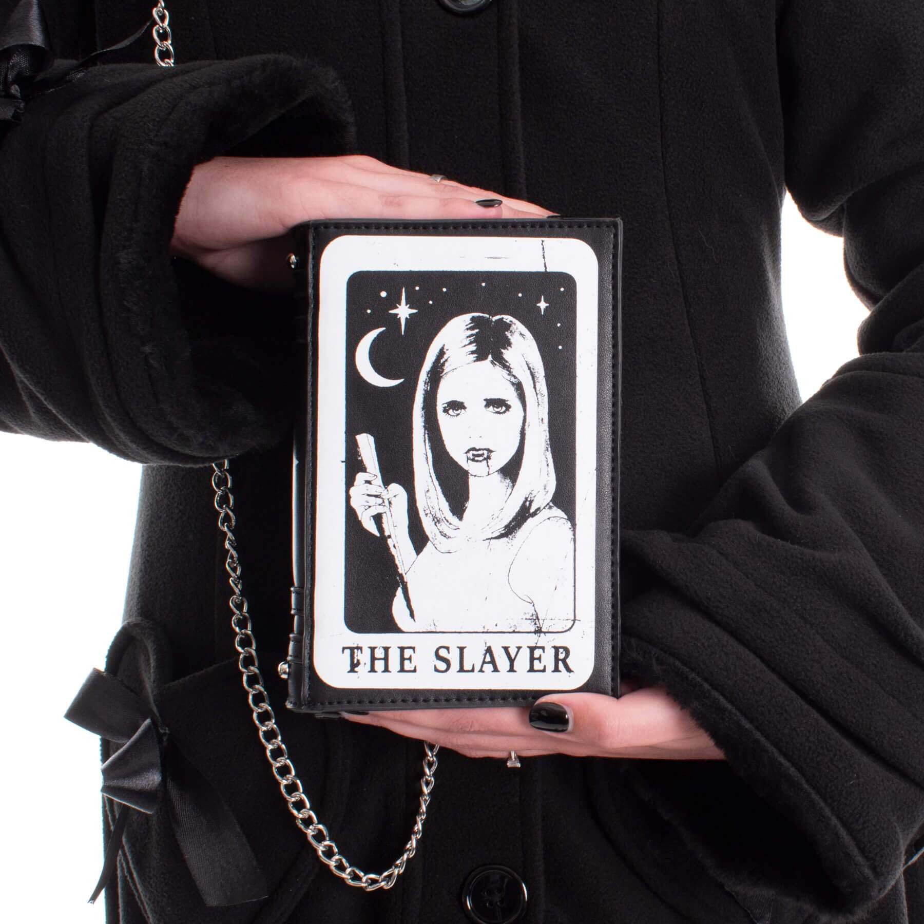 Heartless Handtasche The Slayer Tarot Notebook Bag, Gothic Goth Hexe Wiccan