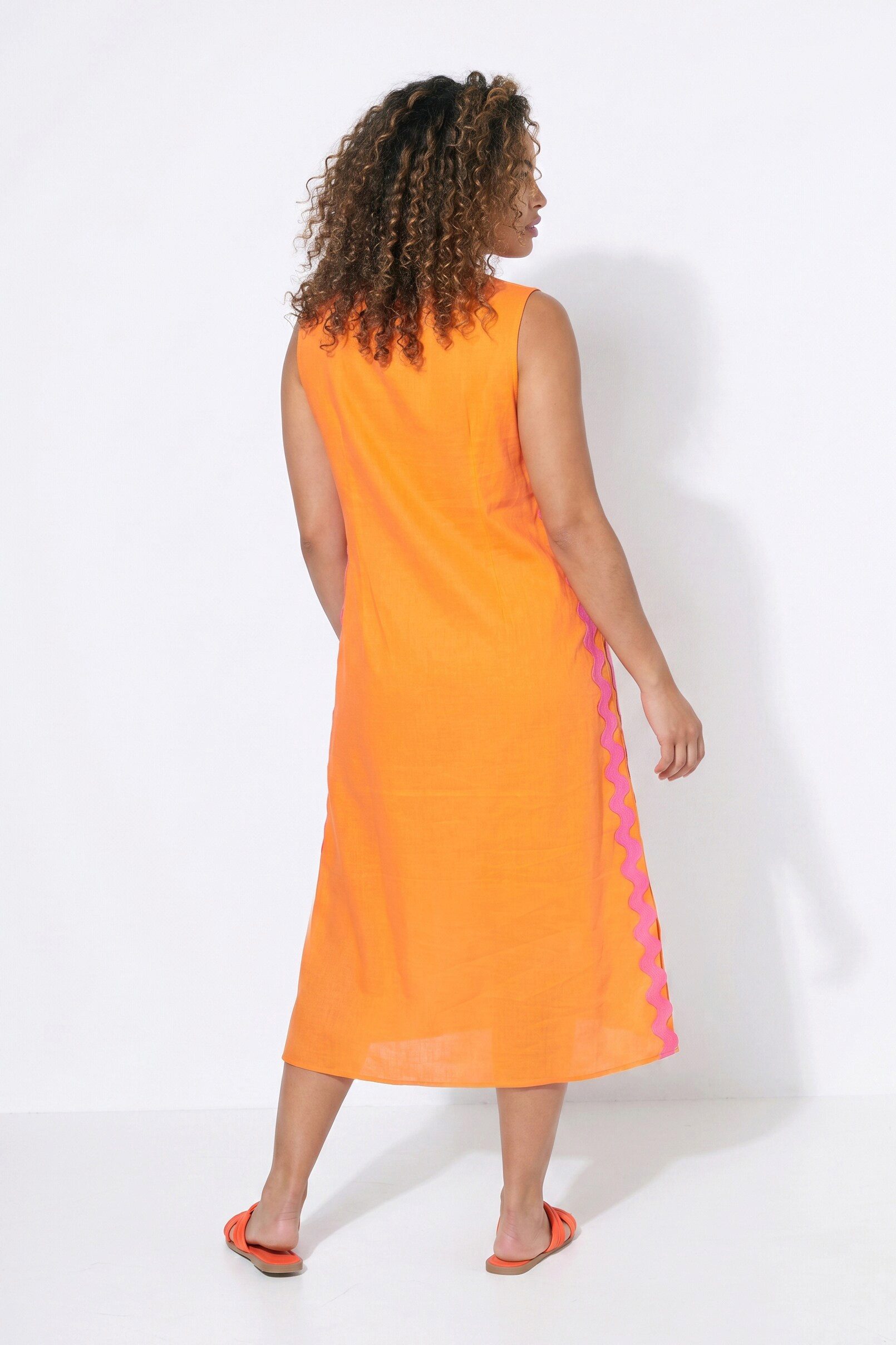 Angel of Style Jerseykleid Maxikleid A-Linie seitliches Wellenband