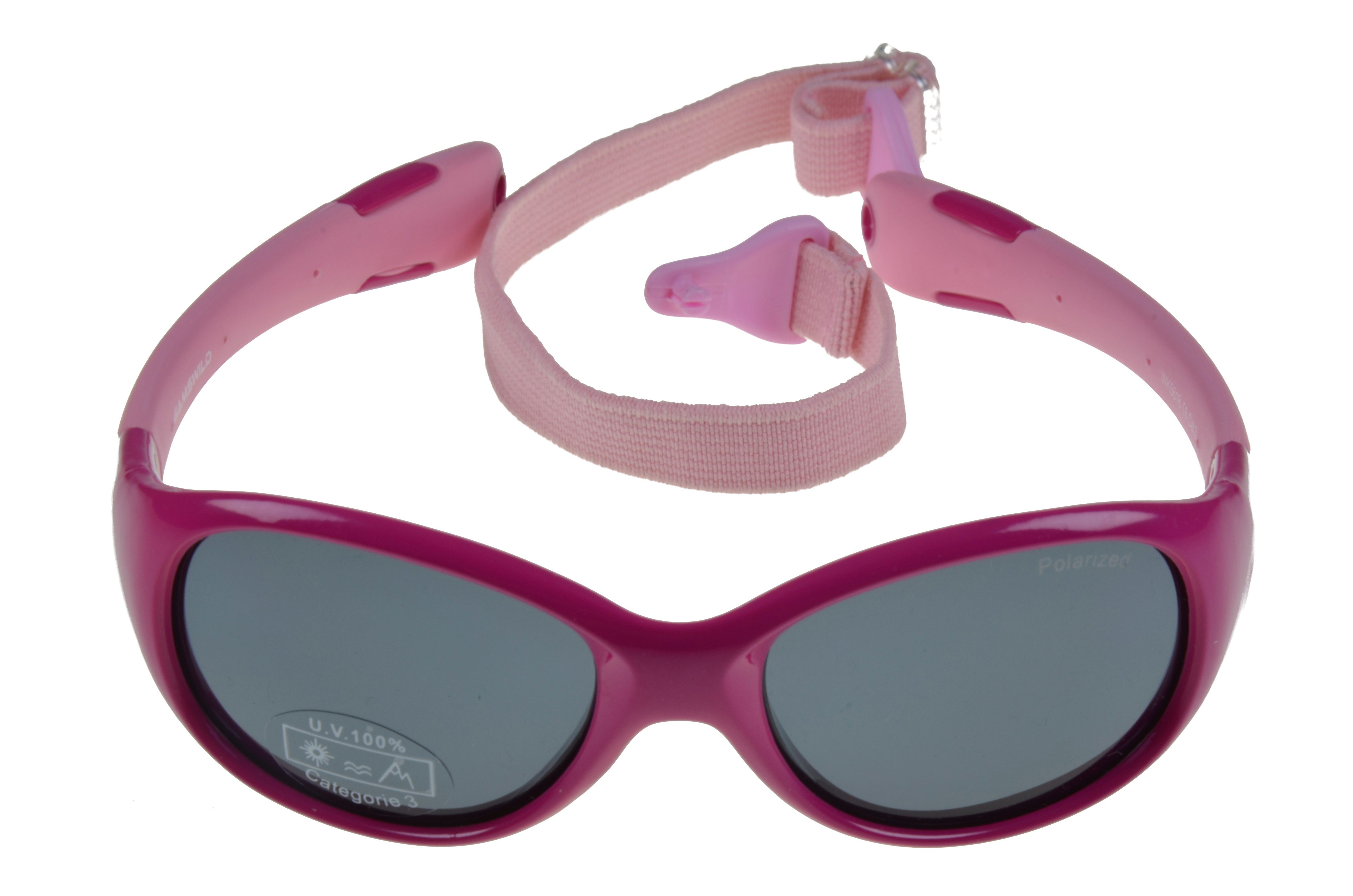 incl. kids Kleinkindbrille rot-orange GAMSKIDS Jahre WK5618 Gamswild Mädchen Sonnenbrille Jungen Unisex, Kinderbrille pink-rosa Brillenband 2-5 grün, rosa,