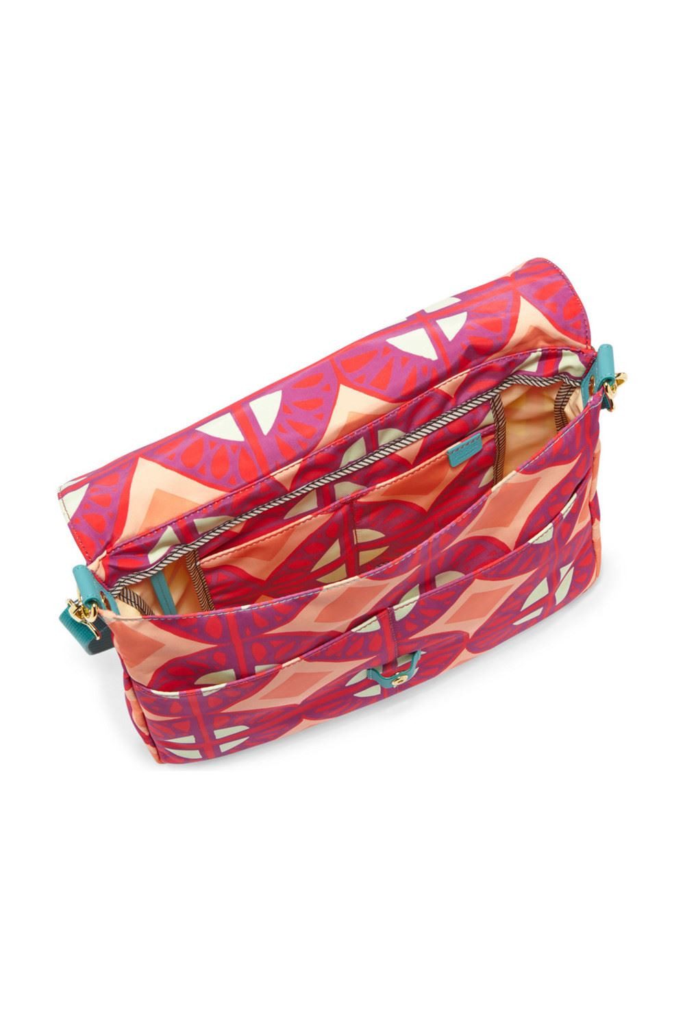 Fossil Umhängetasche Polyester Rot Messenger Rasberry - ZB5761653