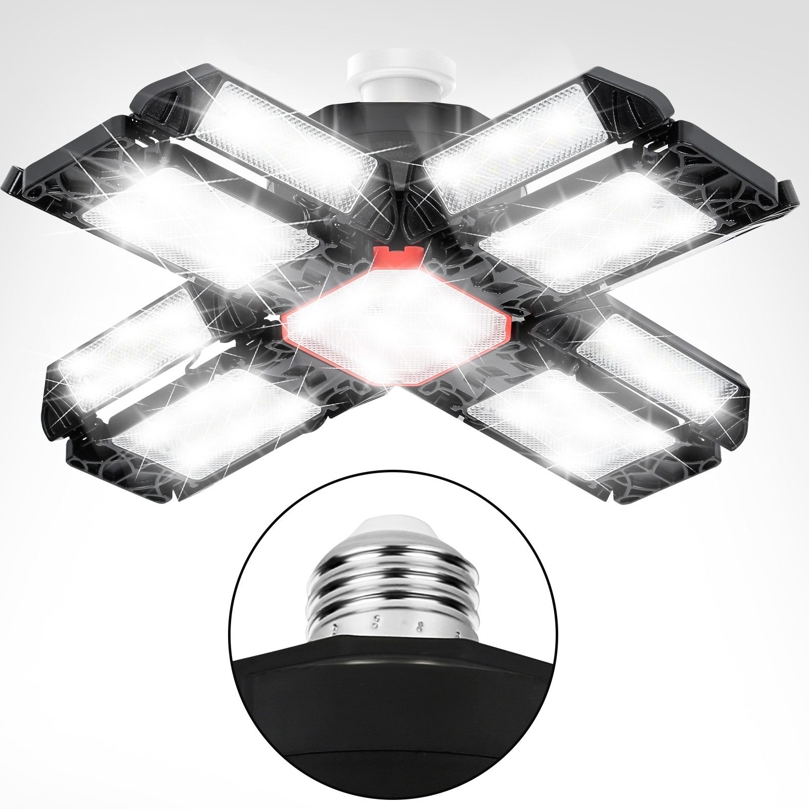 Clanmacy LED Deckenleuchte 200W LED Hallenbeleuchtung günstig online kaufen