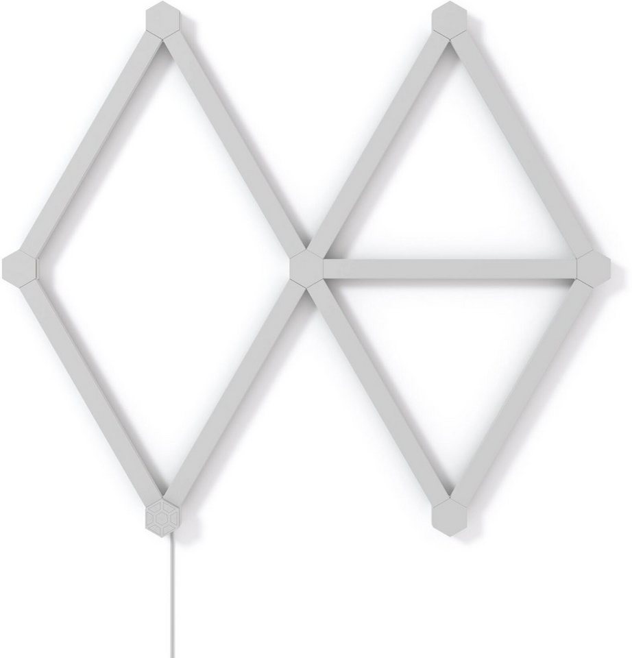 nanoleaf LED Lichtleiste Lines, Dimmfunktion, LED fest integriert,  Farbwechsler, LED-Lichtleisten mit Hintergrundbeleuchtung für unzählige  Designmöglichkeiten