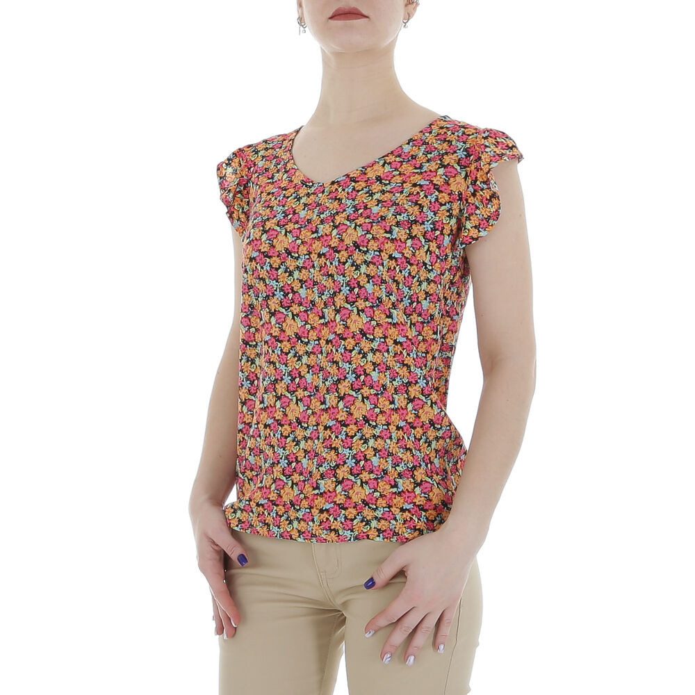 Ital-Design Kurzarmbluse Damen Elegant (85987248) Rüschen günstig online kaufen