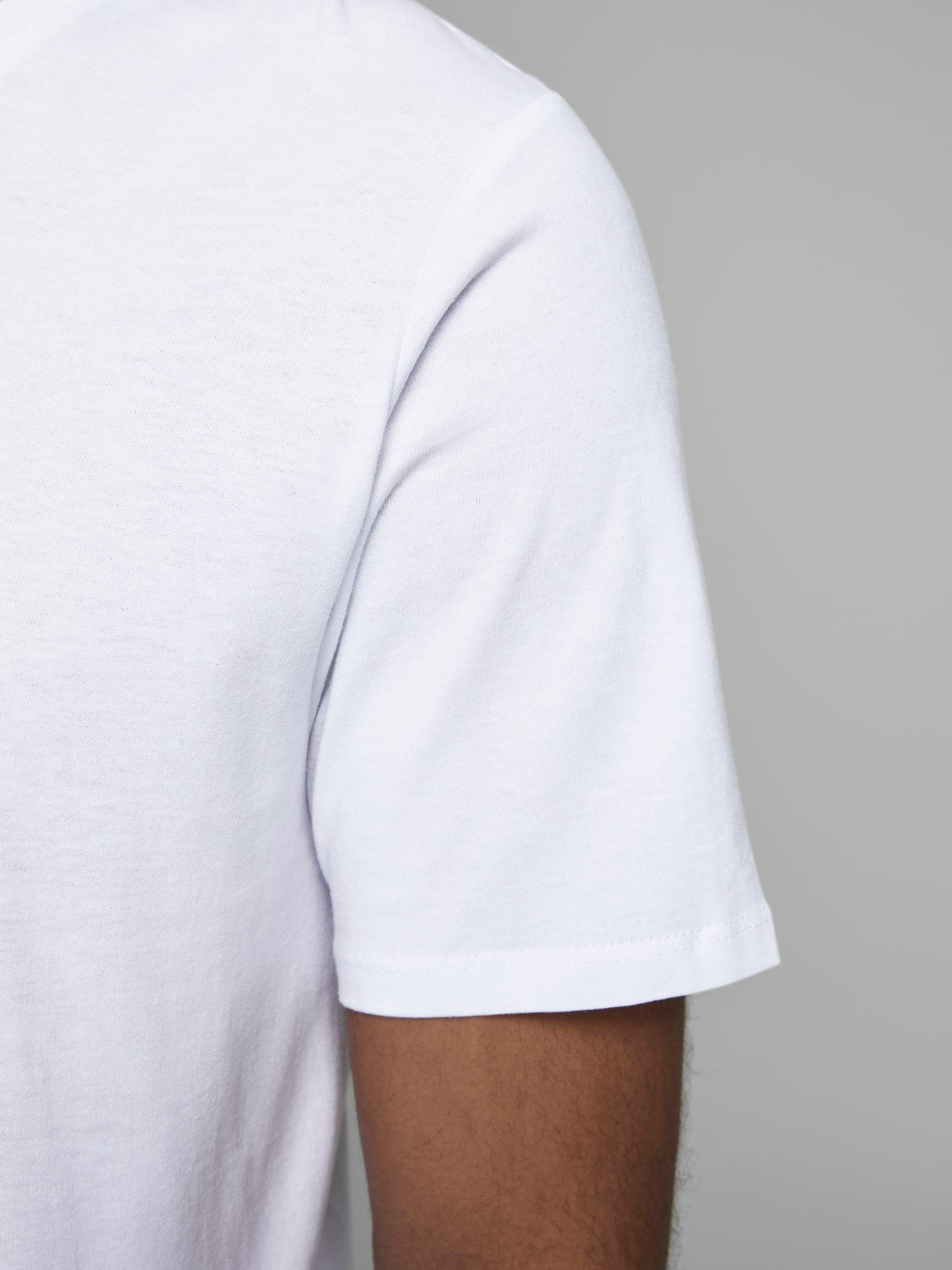 (1-tlg) T-Shirt Kurzarmshirt TAILOR TOM T-Shirt Plain weiß