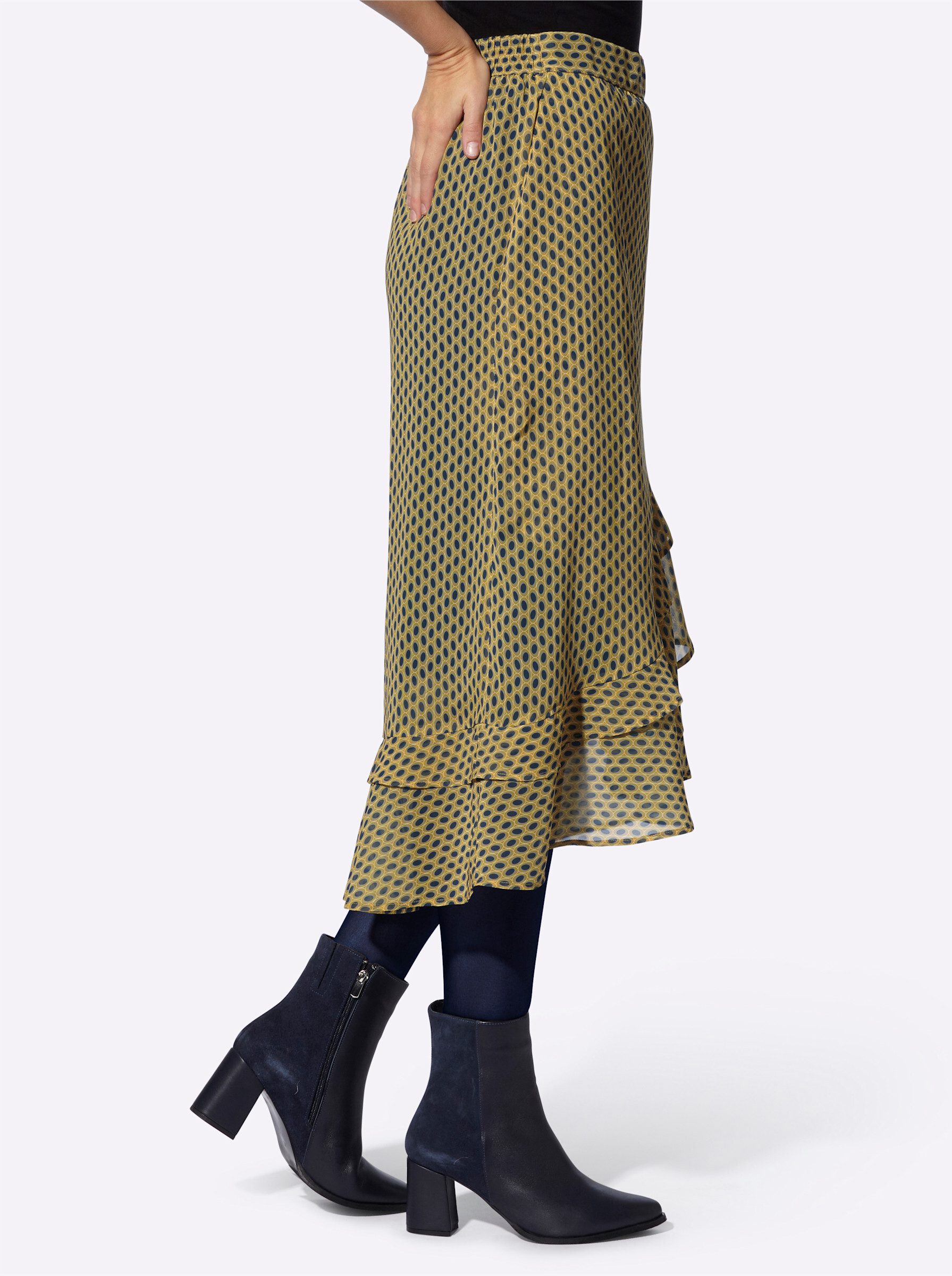 heine A-Linien-Rock Volantrock . günstig online kaufen