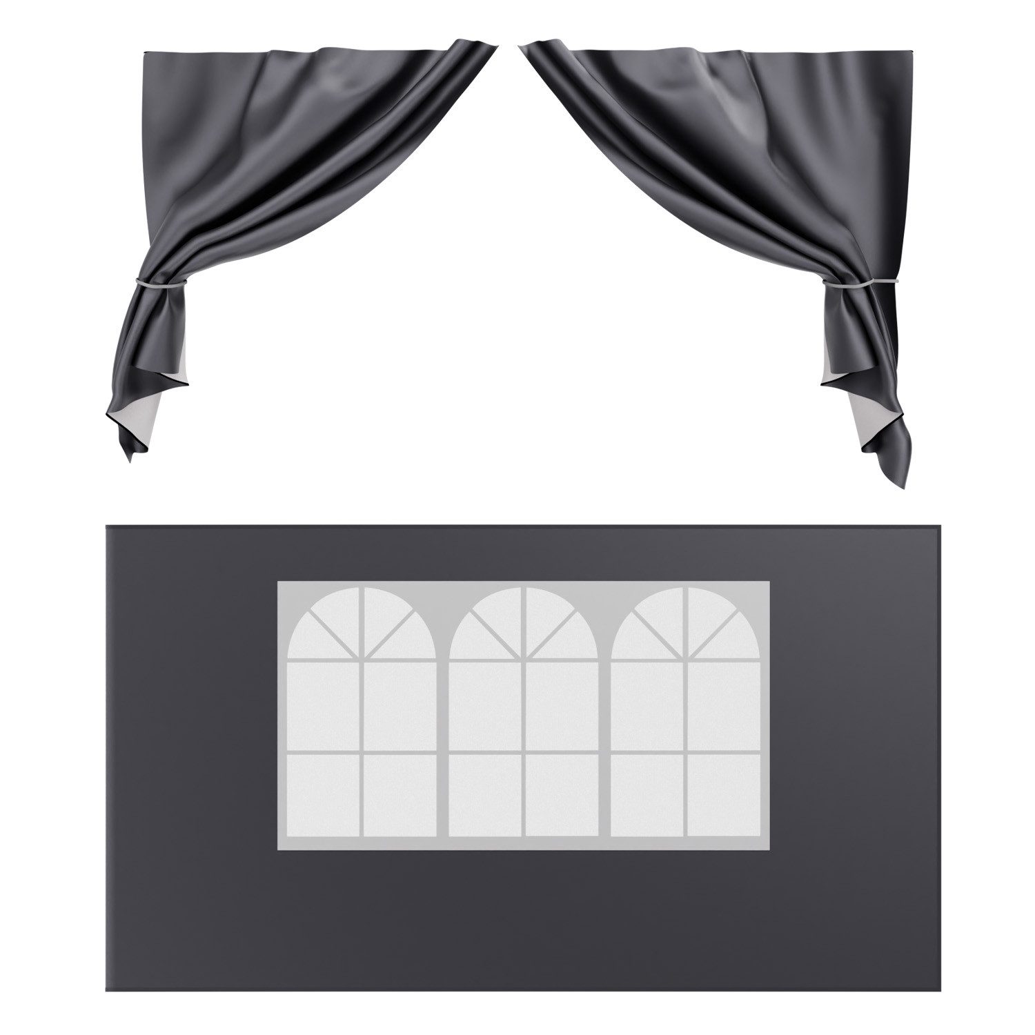 24Move Pavillon Faltpavillon Seitenteile 2er Set günstig online kaufen