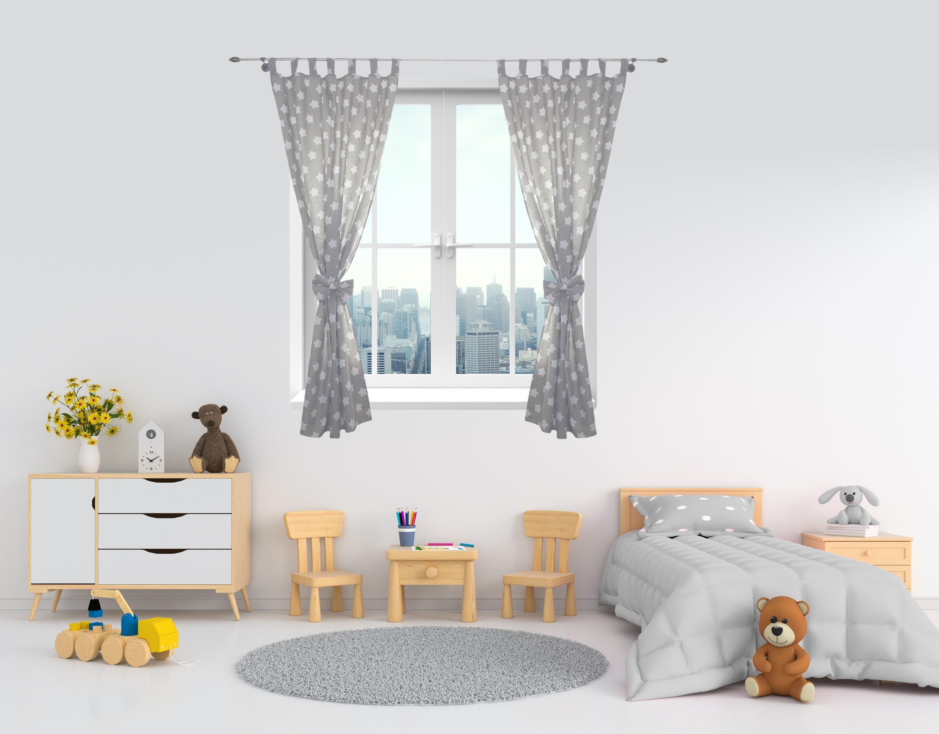TupTam Gardine TupTam Kinderzimmer Vorhänge Baby günstig online kaufen