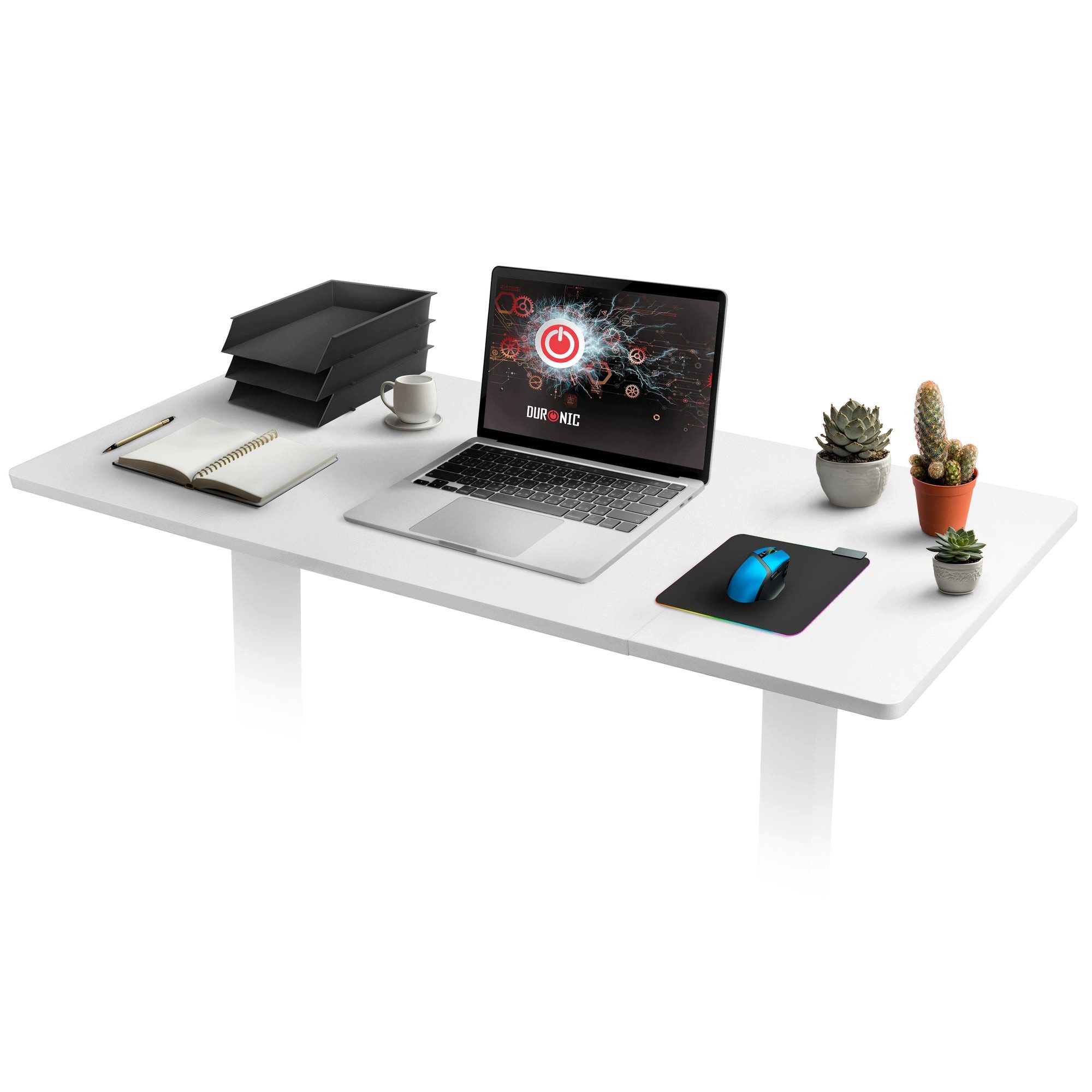 Duronic Schreibtischplatte, TT120 WE Schreibtisch, Tischplatte, Home-Office Schreibtischplatte