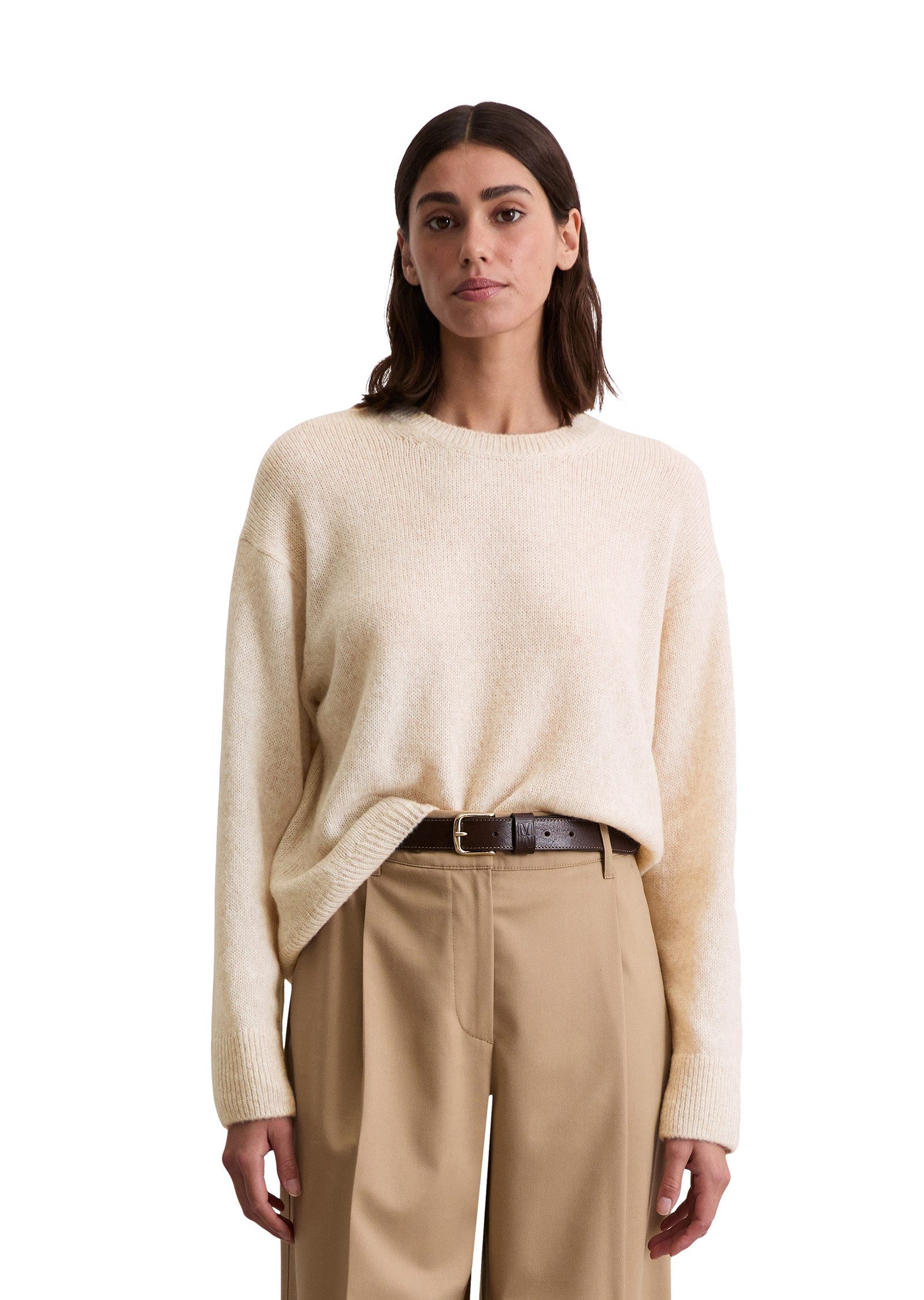 Marc O'Polo Strickpullover aus softem Schurwolle-Mix günstig online kaufen