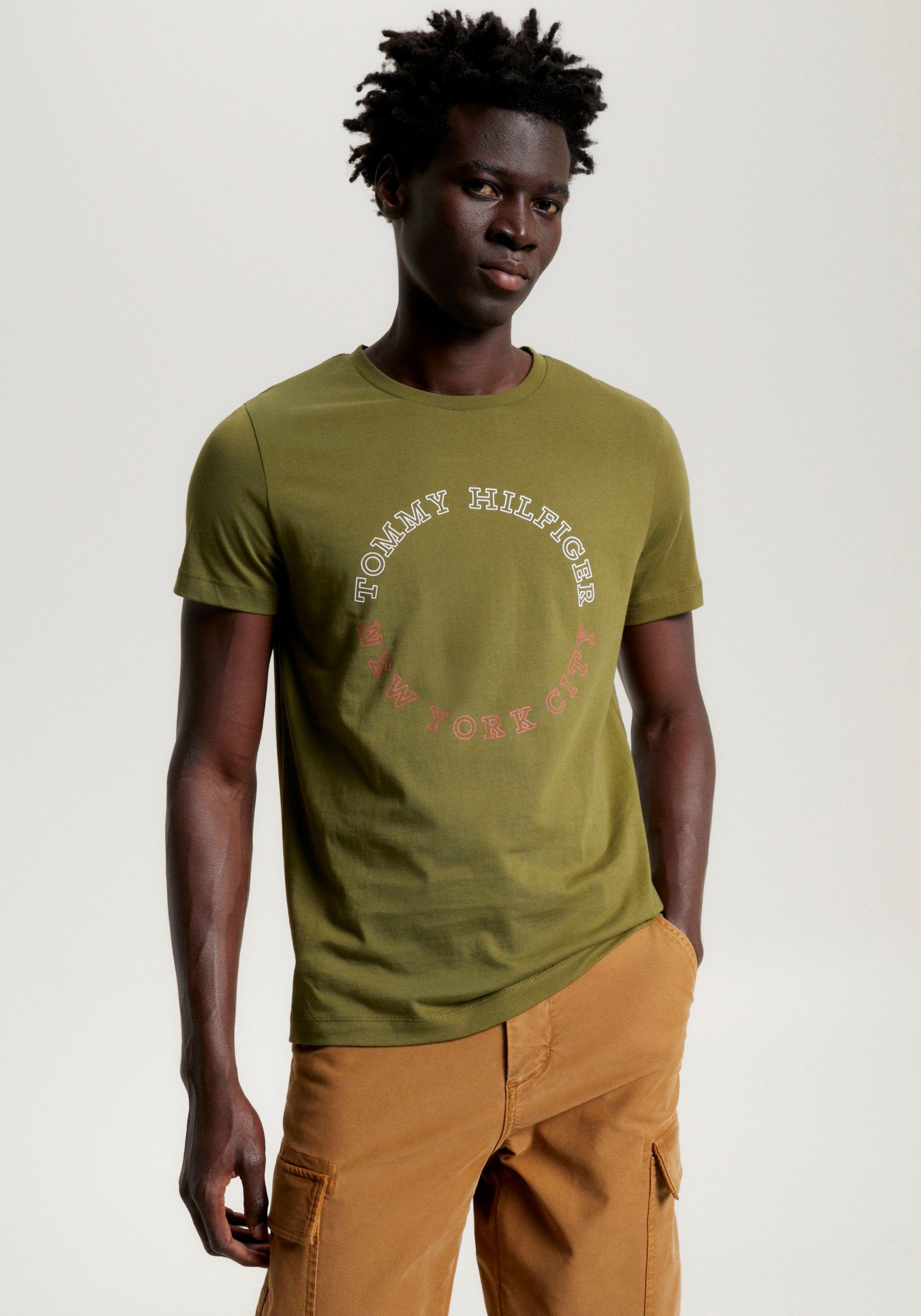 Tommy Hilfiger T-Shirt MONOTYPE ROUNDLE TEE put.green