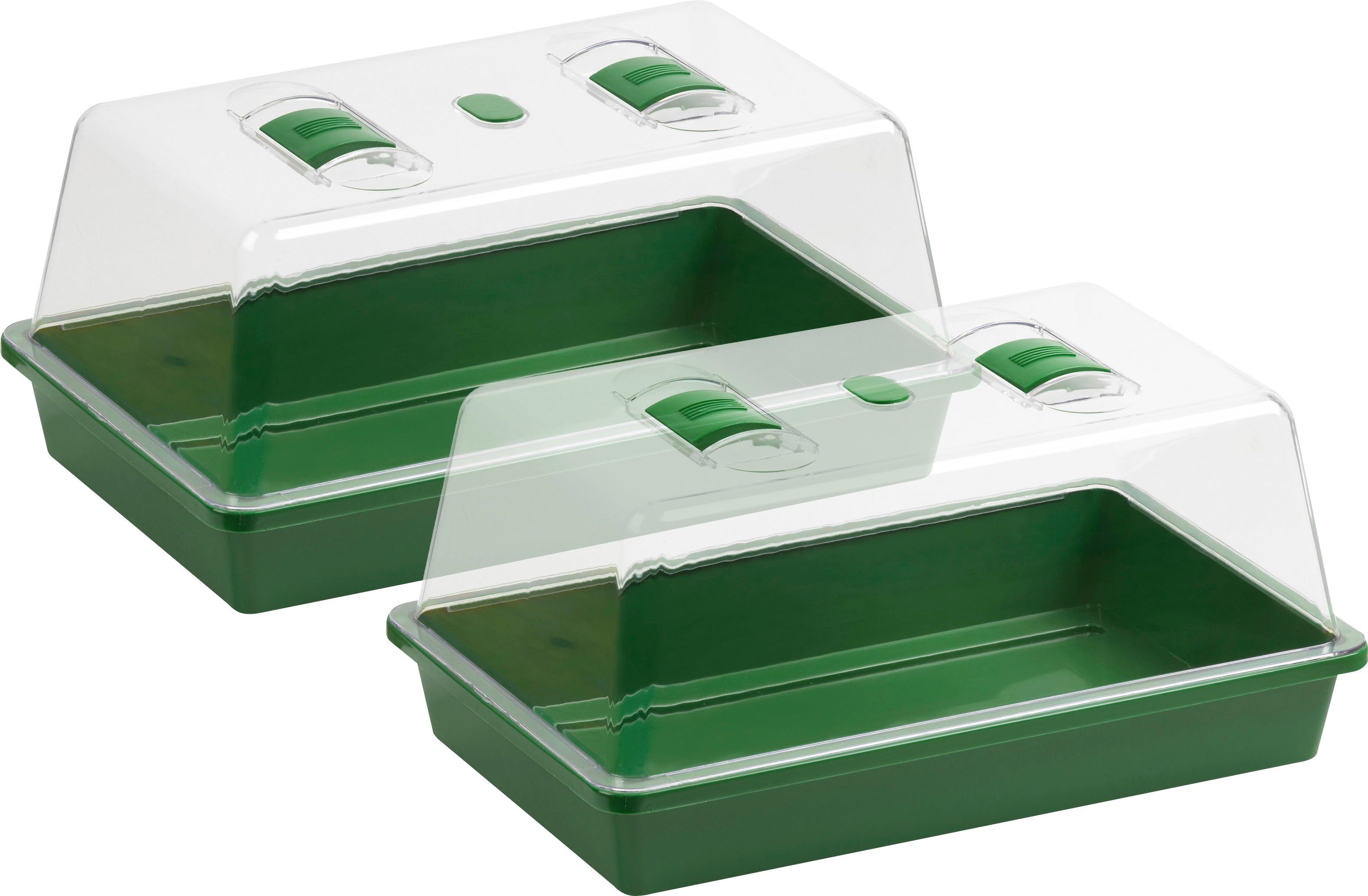 meister Anzuchttopf »Zimmergewächshaus - Set«, 2 Stück, 36 x 22 x 14 cm-Otto