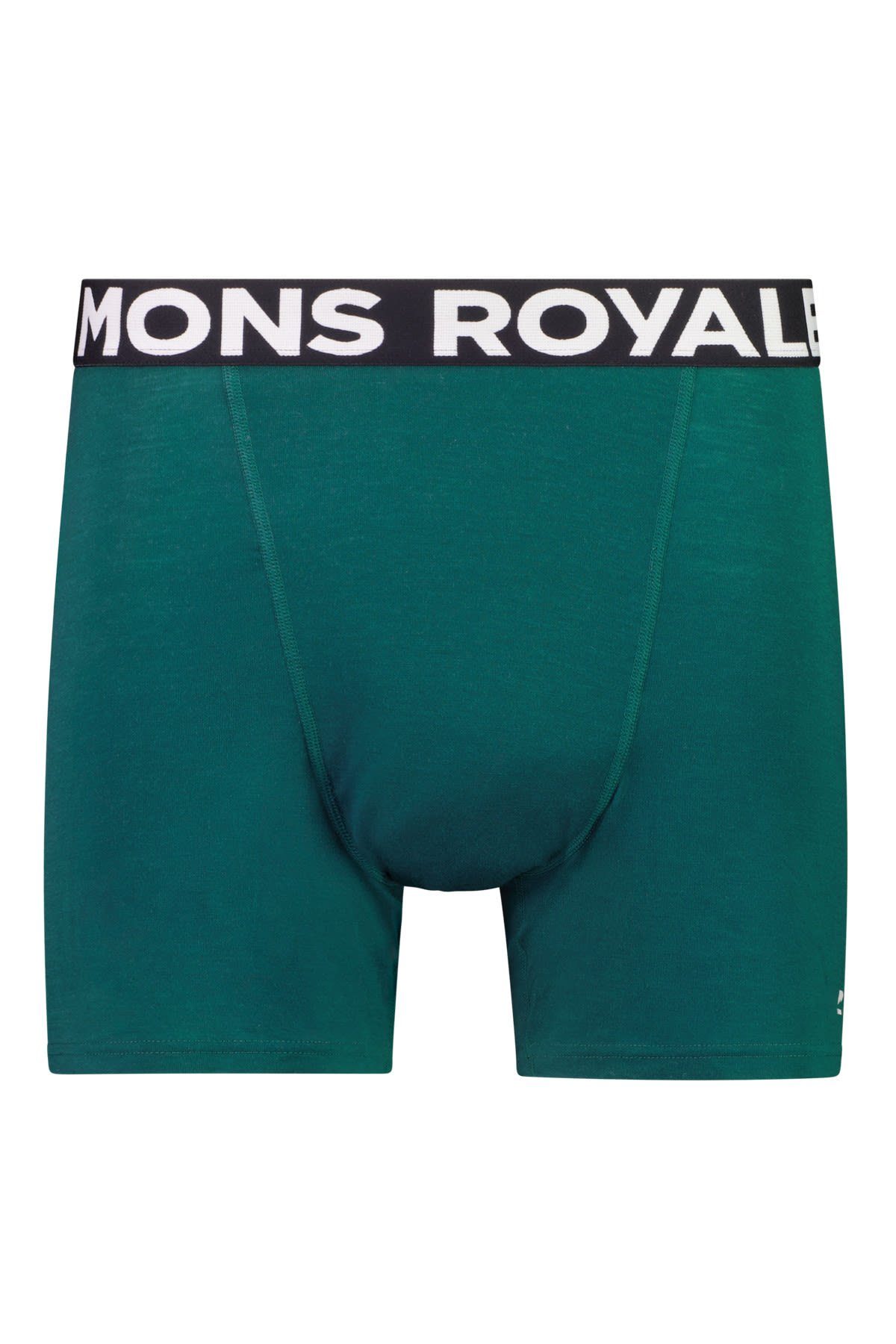 Mons Royale Lange Unterhose Mons Royale M Hold 'em Boxer Herren Kurze Evergreen