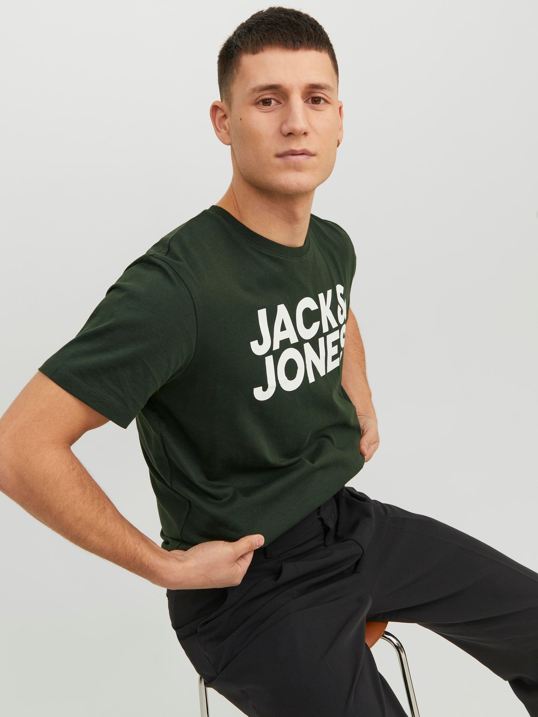 Jack & Jones Rundhalsshirt JJECORP LOGO günstig online kaufen