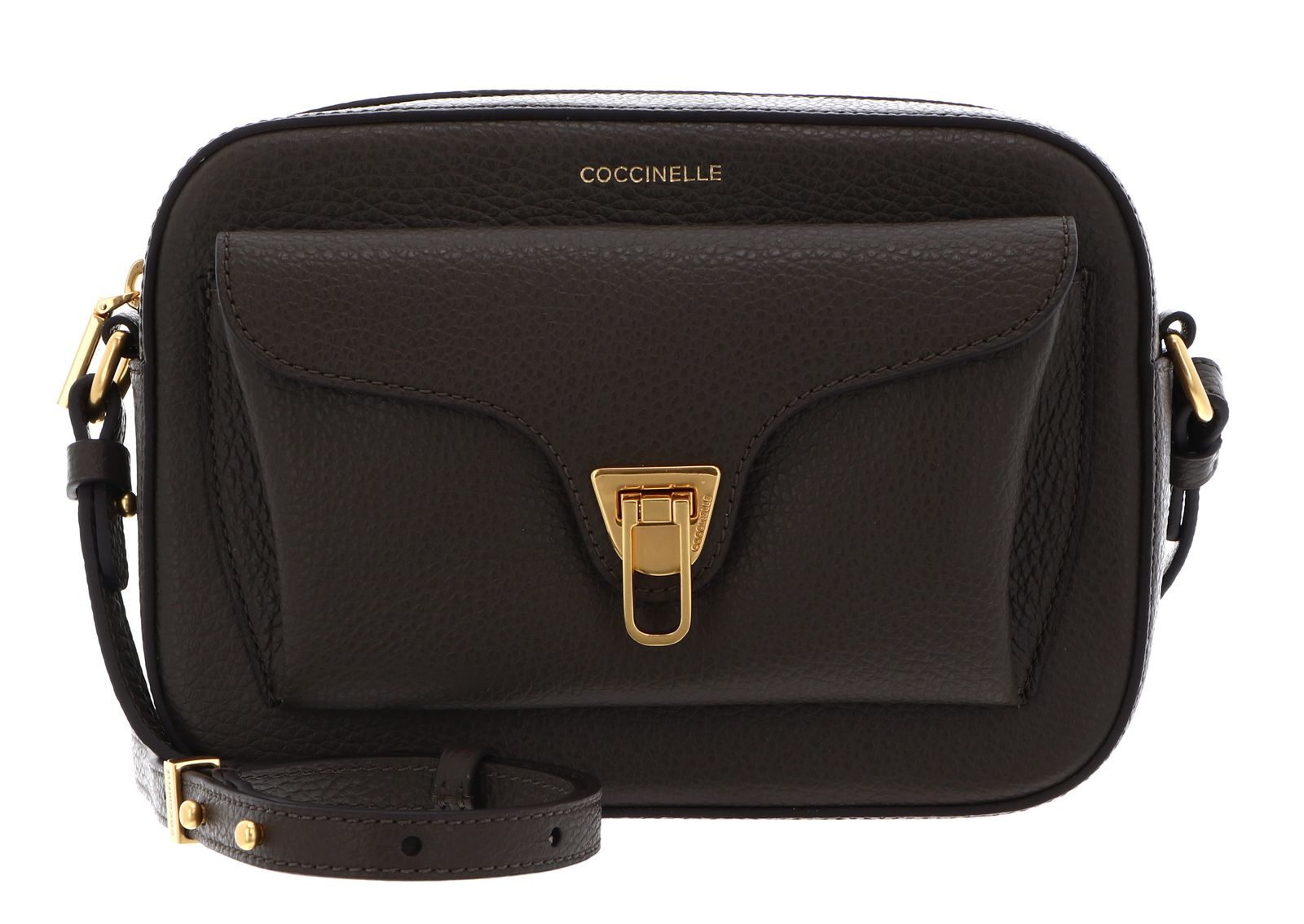 COCCINELLE Umhängetasche Camera Bag, aus echtem Rindsleder