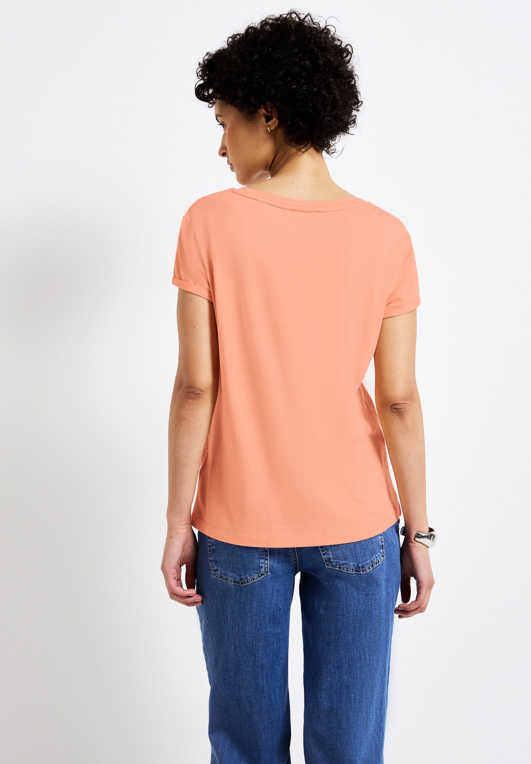 STREET ONE T-Shirt, mit Rundhalsausschnitt günstig online kaufen