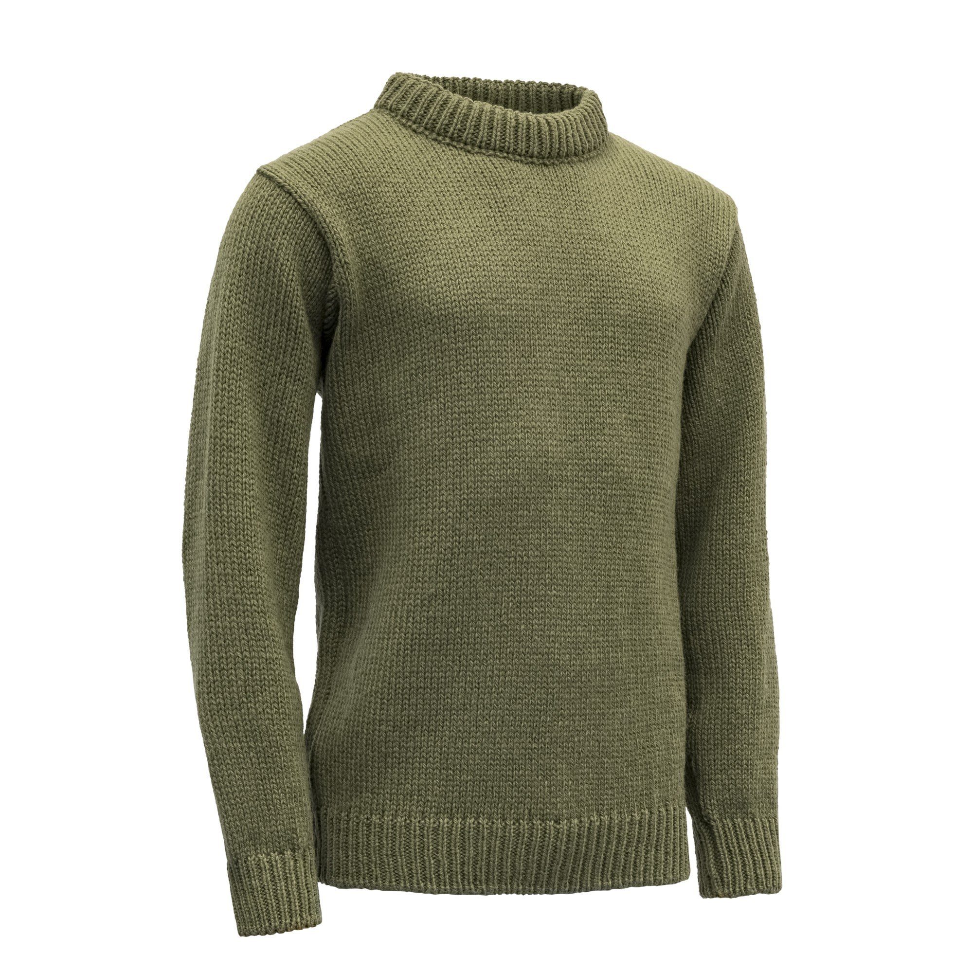 Devold Fleecepullover Devold Nansen Wool Sweater Sweater Grün