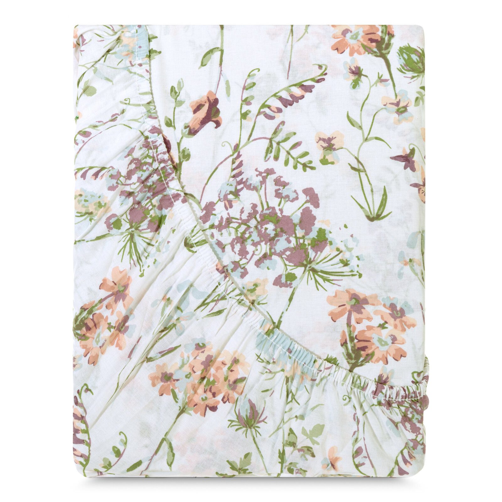 Eurofirany Spannbettlaken Betttuch mit Gummizug, mit Muster, aus Baumwolle, günstig online kaufen