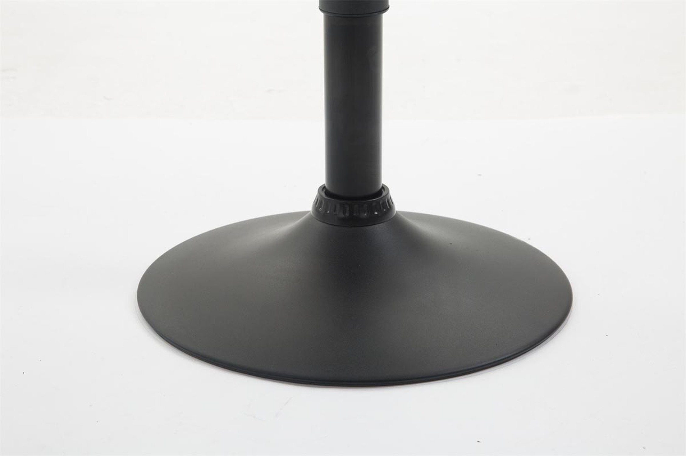 Fußstütze Rückenlehne bequemer Theke drehbar), 360° mit (Barstuhl Küche und TPFLiving Creme matt Sitzfläche Barhocker Metall Stoff Bragnum Sitzfläche: Hocker Gestell für schwarz angenehmer - - &