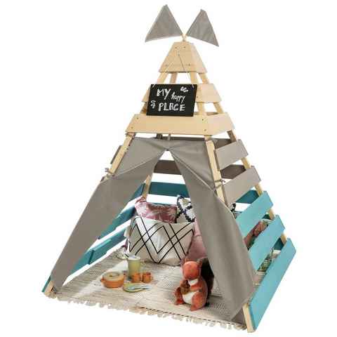 MUDDY BUDDY® Spielhaus Tipi-Zelt Dreamer, Holzschutz vorbehandelt, BxTxH: 135x135x170 cm