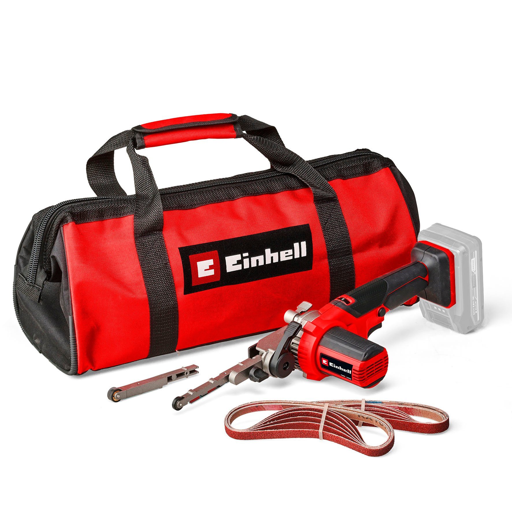 Einhell Akku-Bandfeile TE-BF 18 Li-solo, max. 1700 U/min, (Packung, 16 tlg), ohne Akku