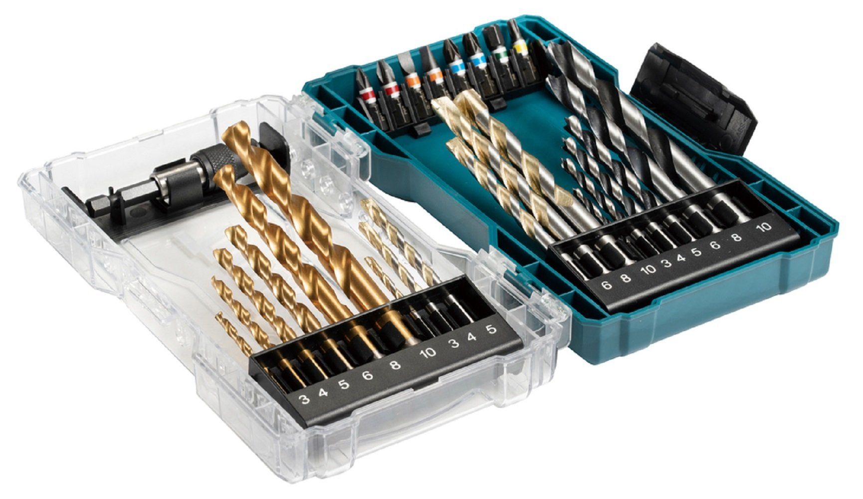 Makita Bohrer- und Bit-Set, (27-tlg)