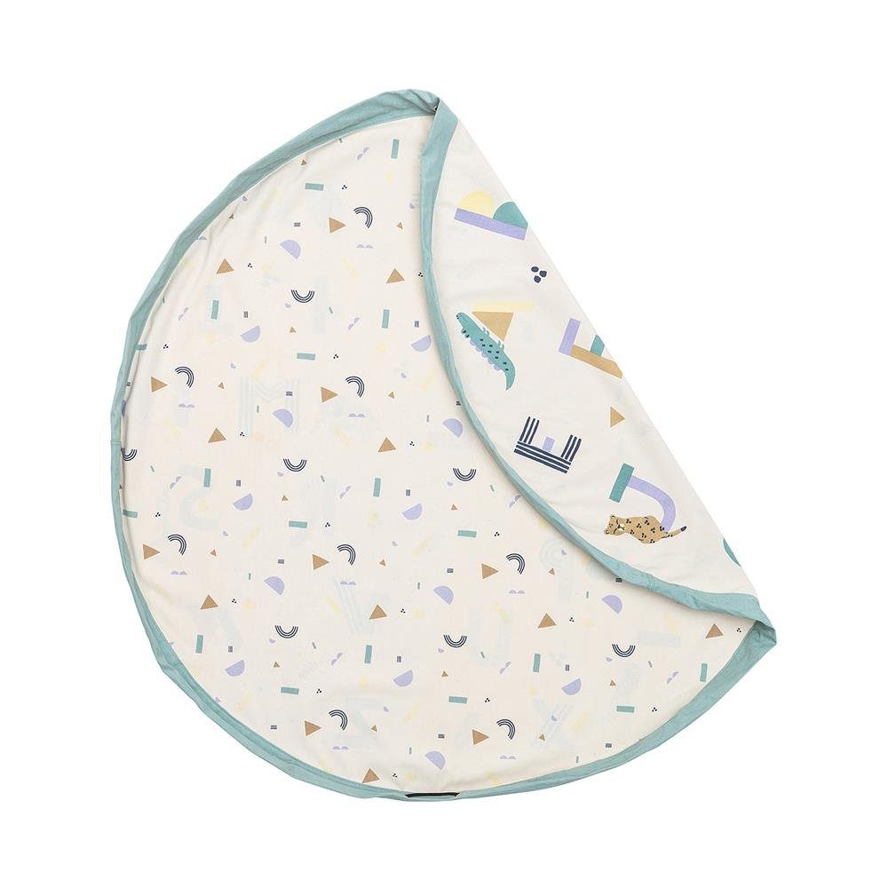 Play&Go Spielmatte Animal letters, Aufbewahrungssack Spielteppich Spielzeugtasche Aufbewahrungsmatte Aufbewahrung Spieldecke Buchstaben Vorschule