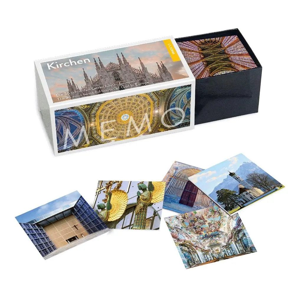 Spiel Kirchen. Memo I Churches. Matching Game