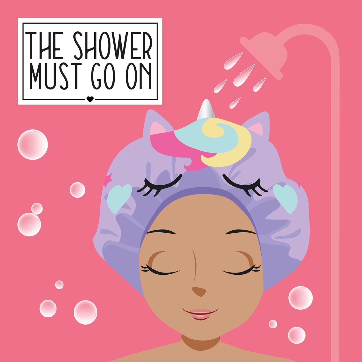 Legami Spiel LEGAMI Duschhaube „The Shower Must Go On“ – Unicorn