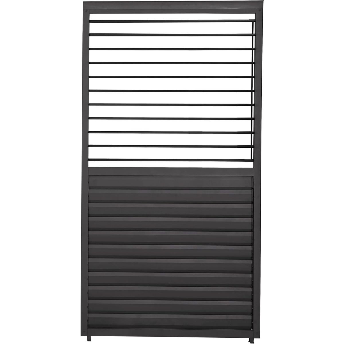 Mirador Pavillon 111 Schwenkbare Lamellenwand 1,13 m Aluminium Anthrazit für Deluxe Per, 111 Schwenkbare Lamellenwand 1,13 m Aluminium Anthrazit für Deluxe Per